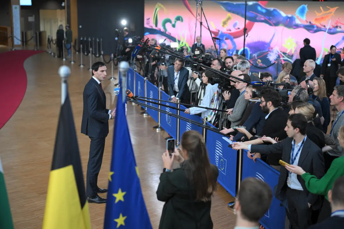 Eintreffen der Teilnehmenden in Brüssel