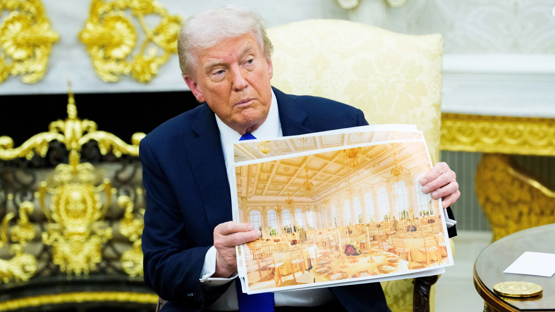 Trumps Ballroom: Aufregung im Weißen Haus