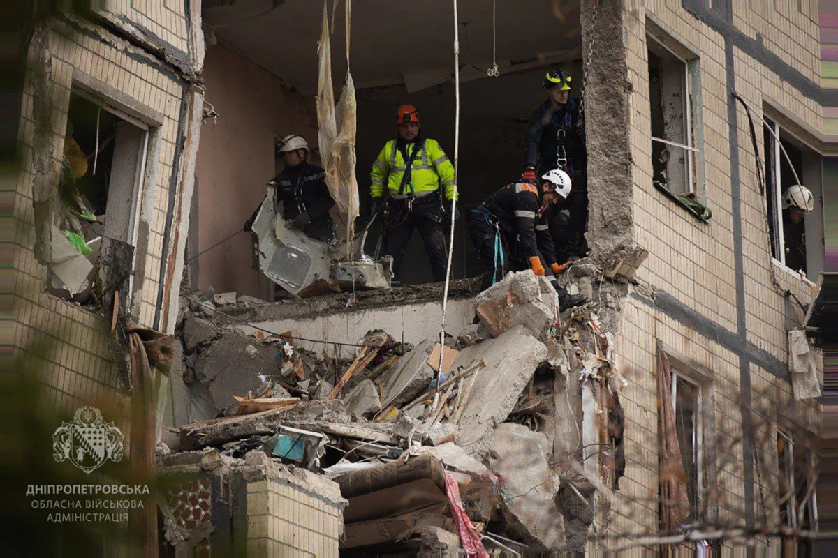 Auch dieses Gebäude in der Ukraine wurde zerstört