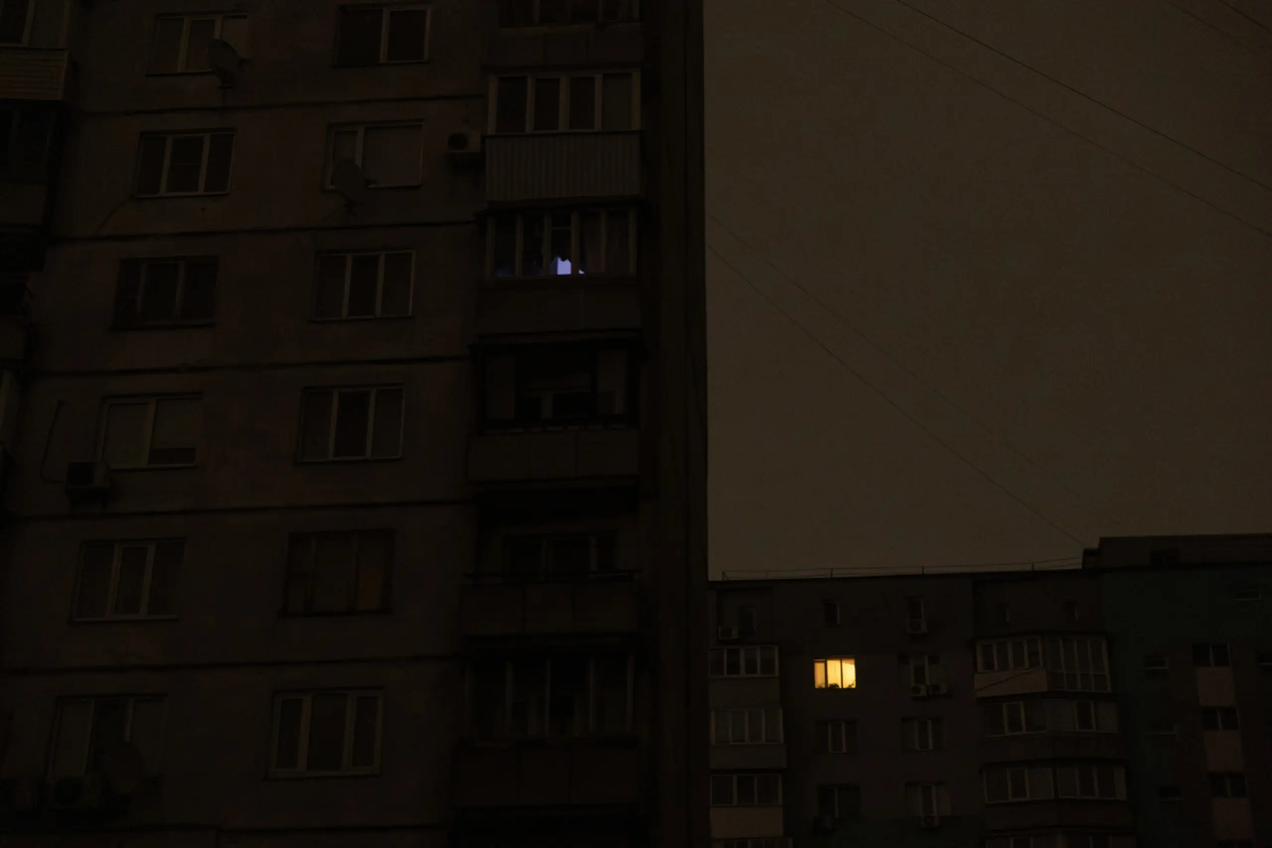 Stromsperren in der Ukraine