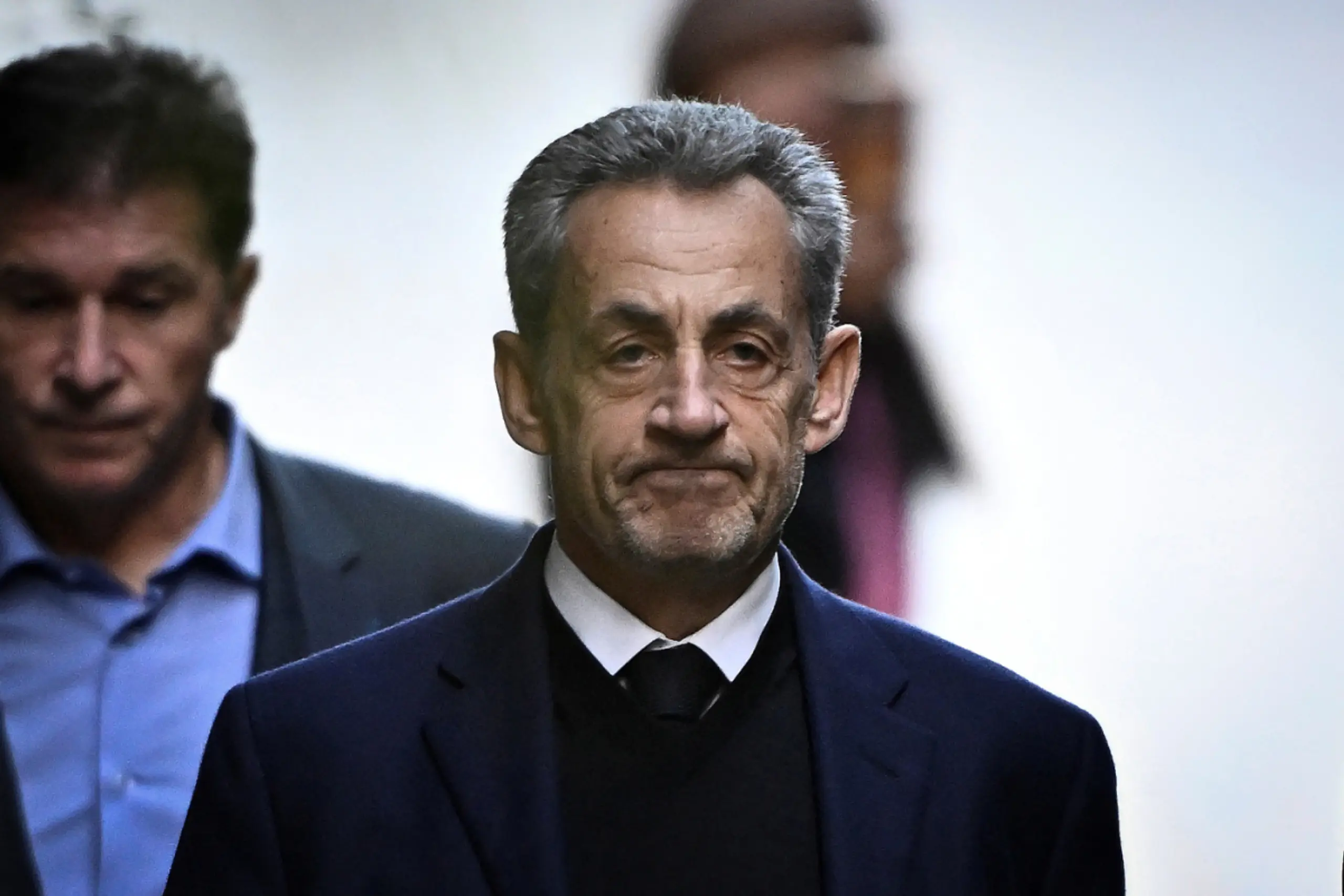 Sarkozy beim Haftantritt im Oktober