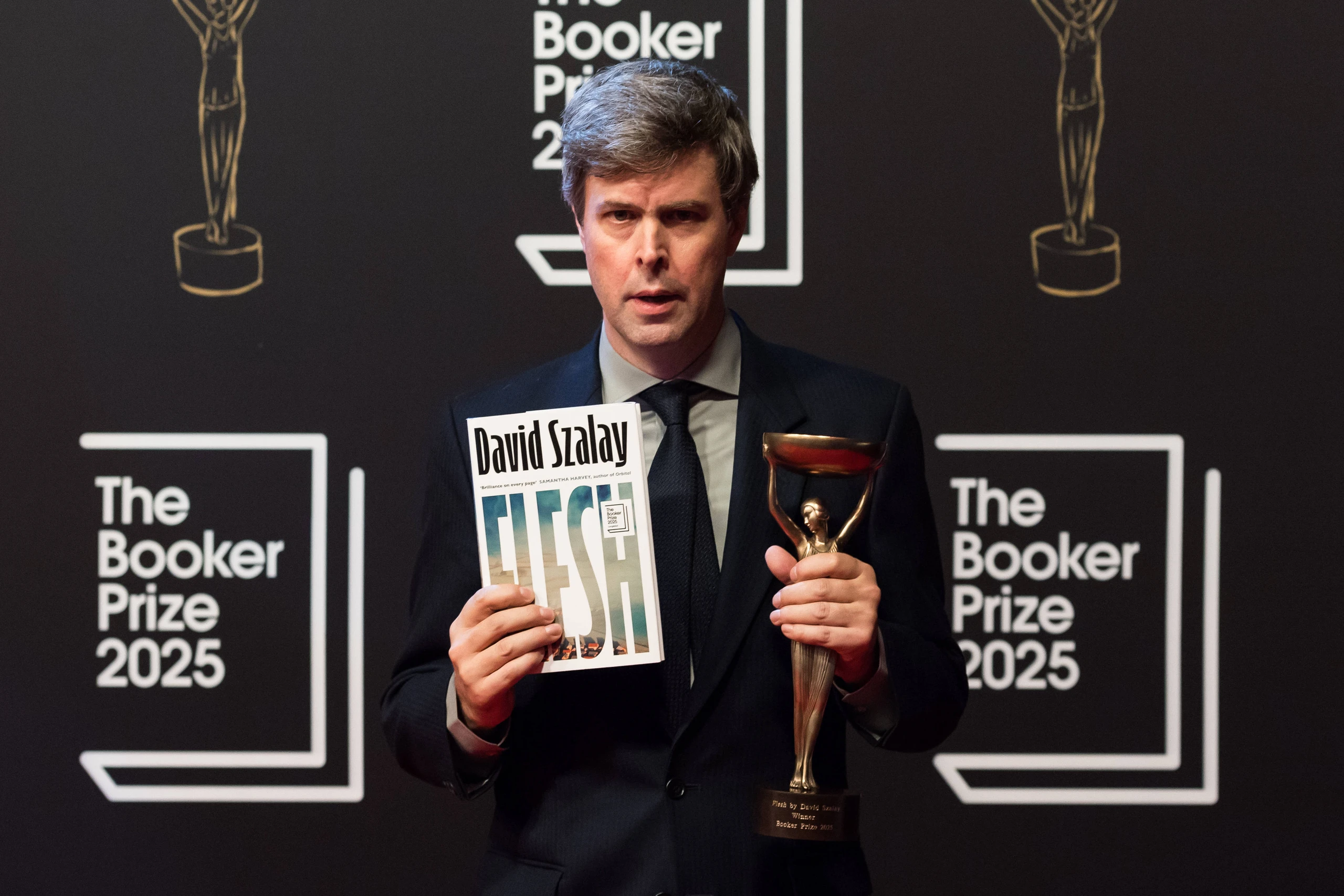 Booker-Preis: David Szalay gewinnt mit dem Roman „Flesh“