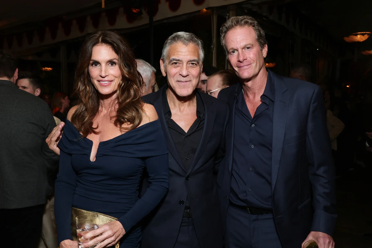 Mit Cindy Crawford und Rande Gerber bei der Filmpremiere in L.A.
