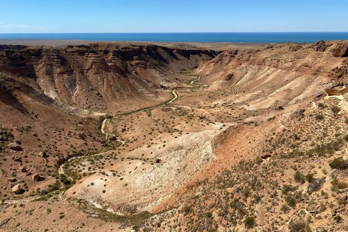 Tiefster Einschnitt im Cape Range National Park: Charles Knife Canyon
