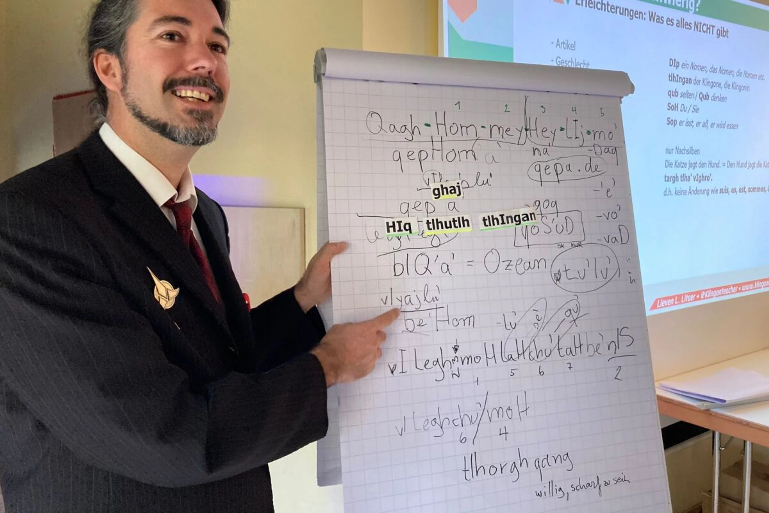 ++ ARCHIVBILD ++ Immer mehr "Trekkies" lernen Klingonisch