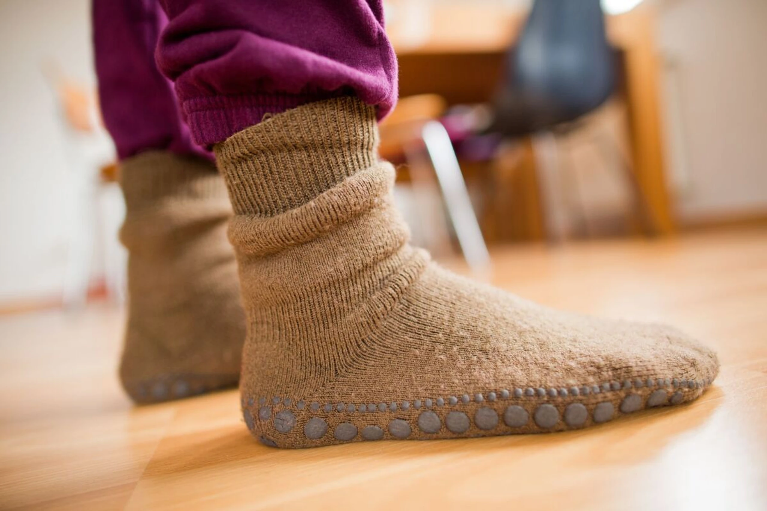 Socken dürfen nicht zu eng oder zu kurz sein