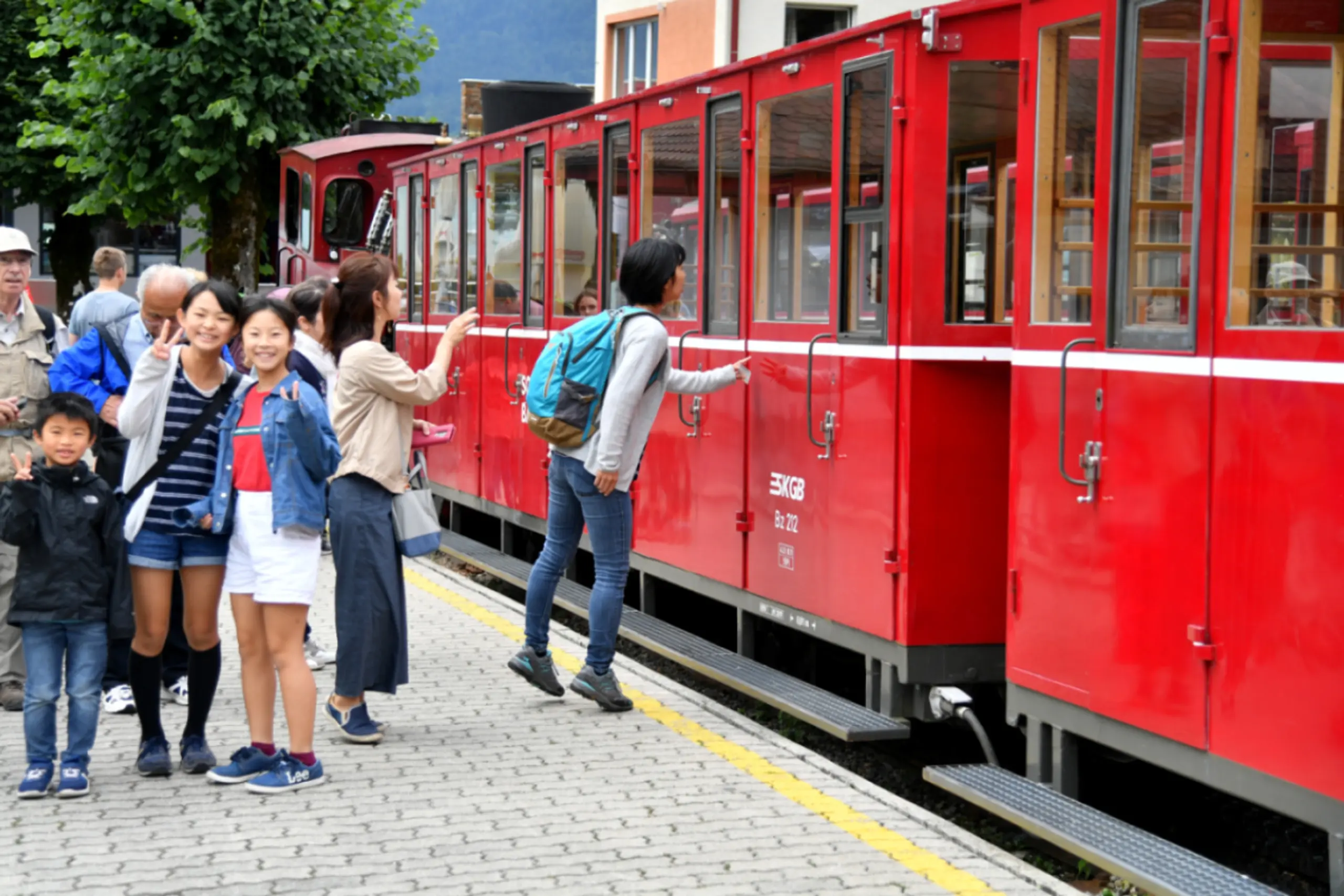 Die Zahnradbahn auf den Schafberg ist eine Touristenattraktion