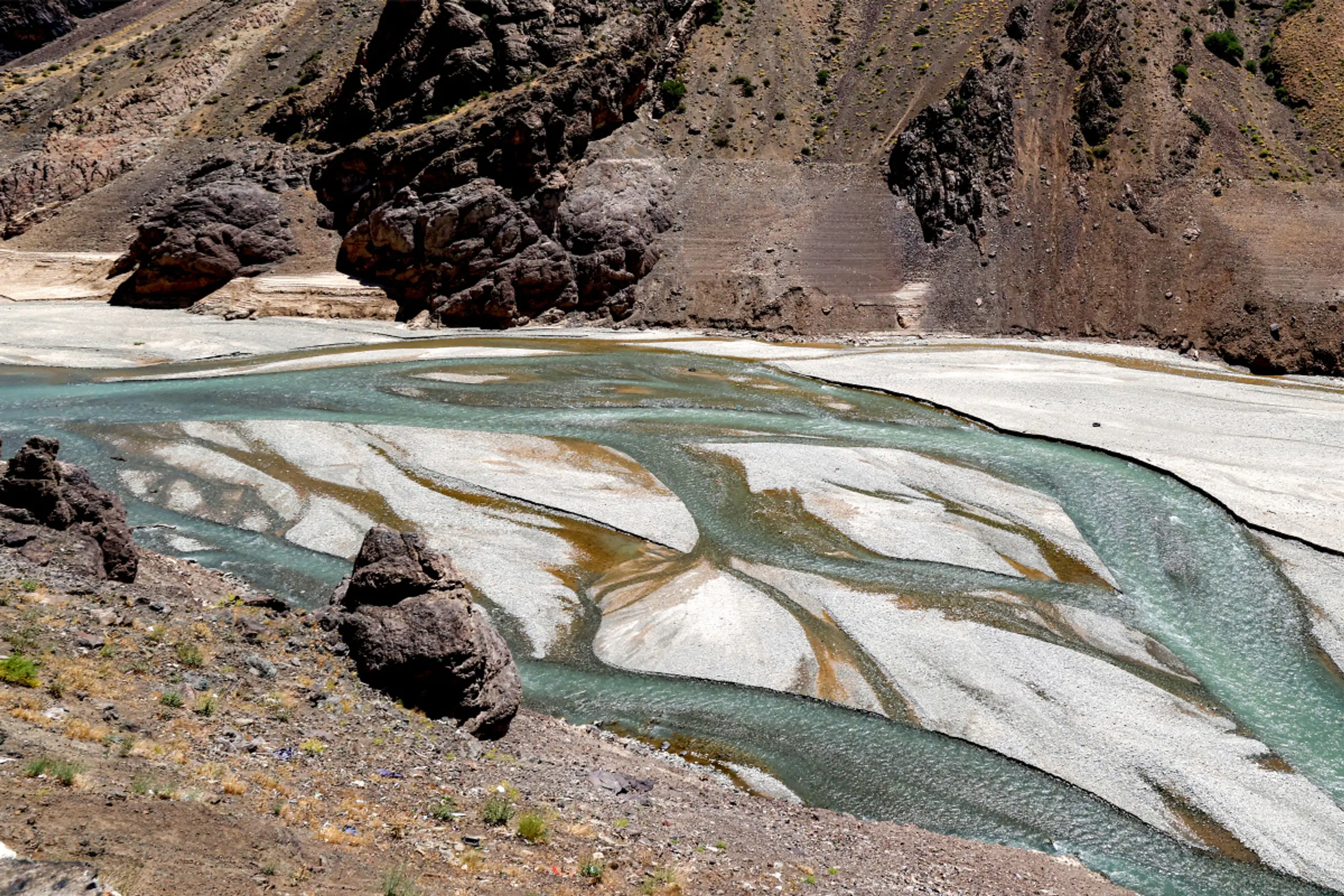 Dürre lässt Flüsse versiegen