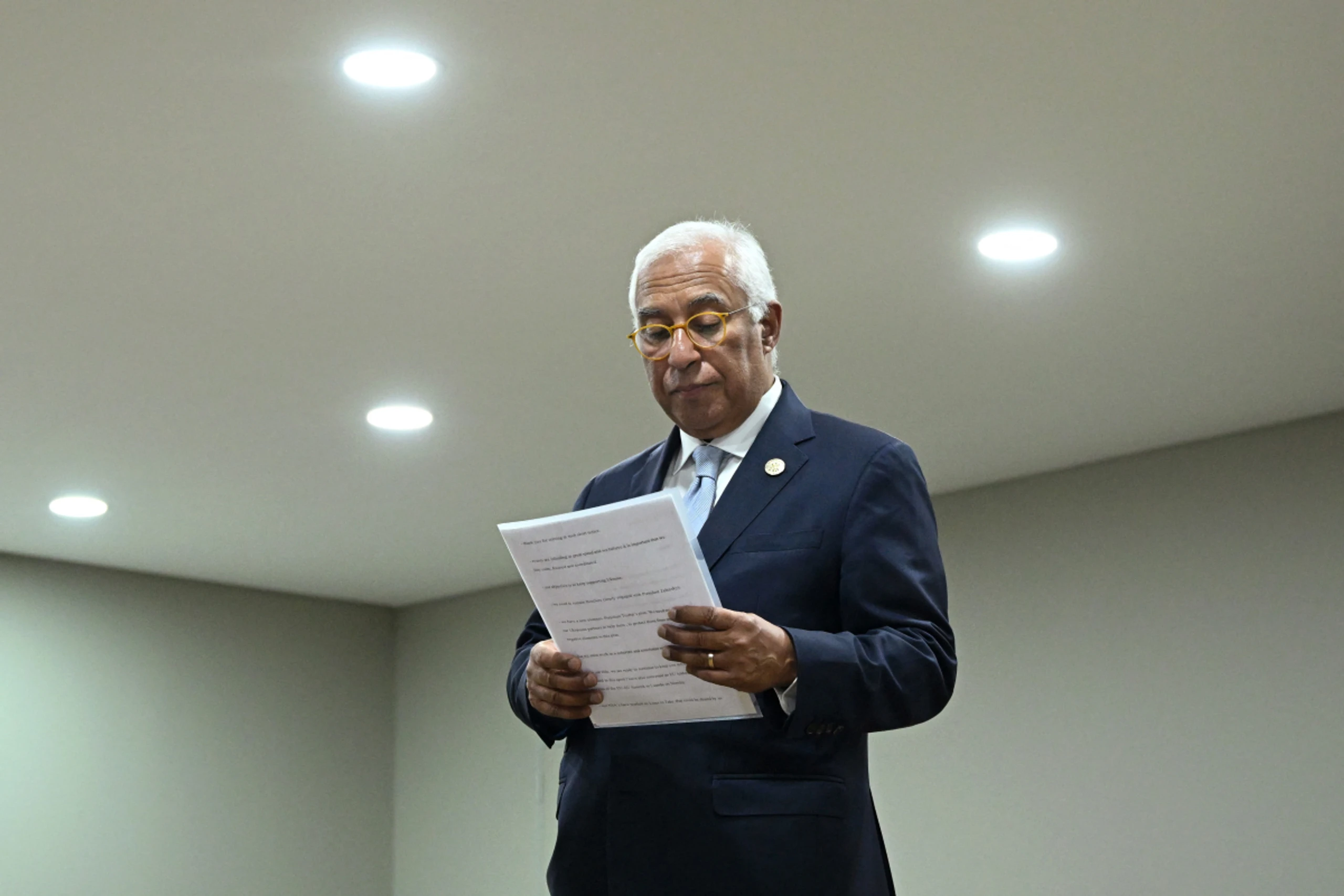 EU-Ratspräsident Antonio Costa drängt auf geschlossene Haltung der EU