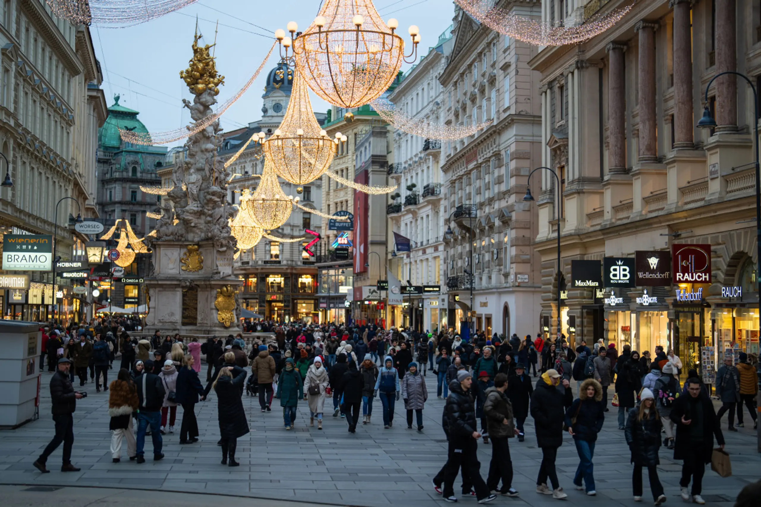 Auch im Advent ist Wien gut gebucht