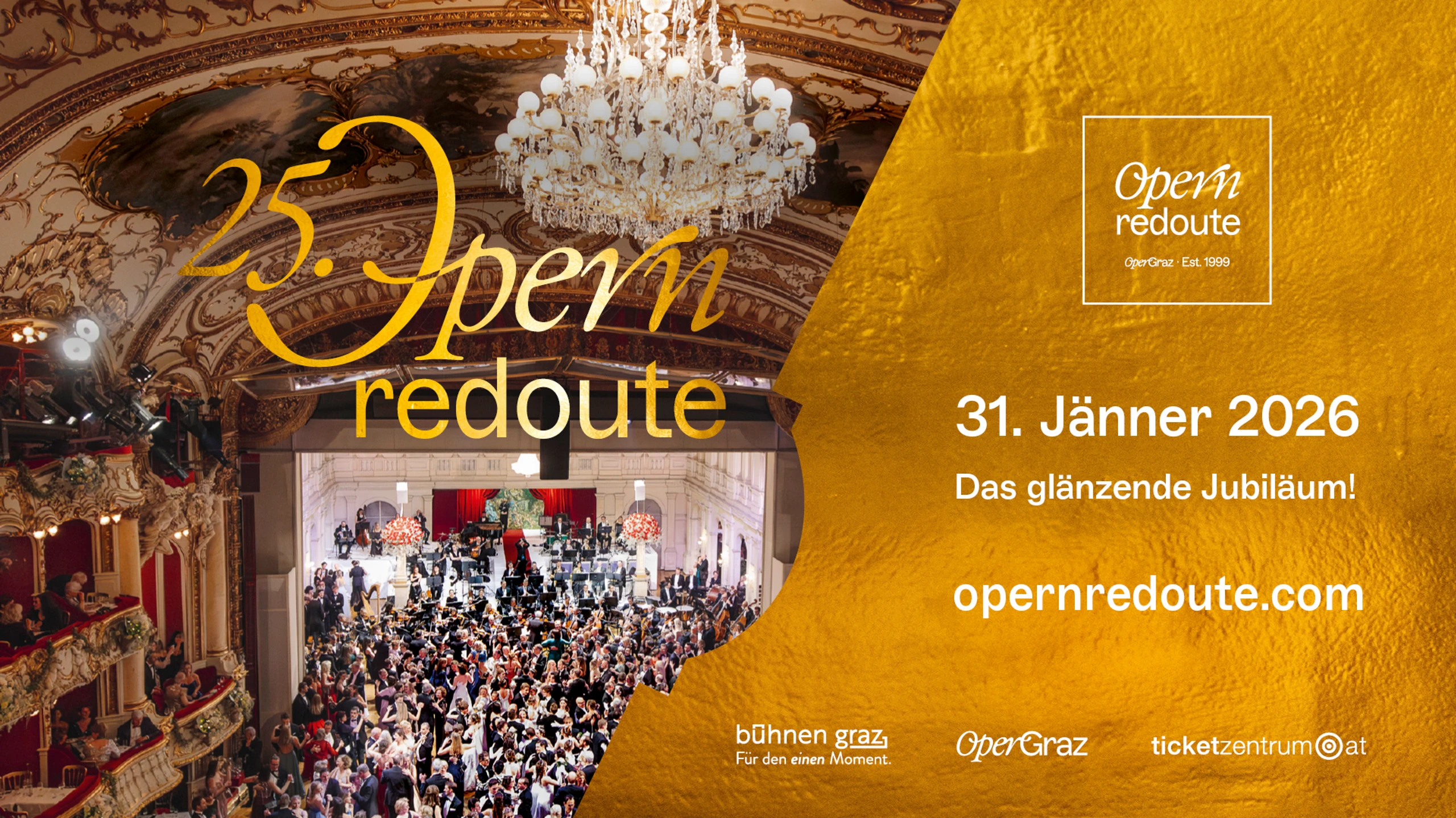Gewinnspiel: 2 Tickets für die Opernredoute 2026 in der Oper Graz gewinnen