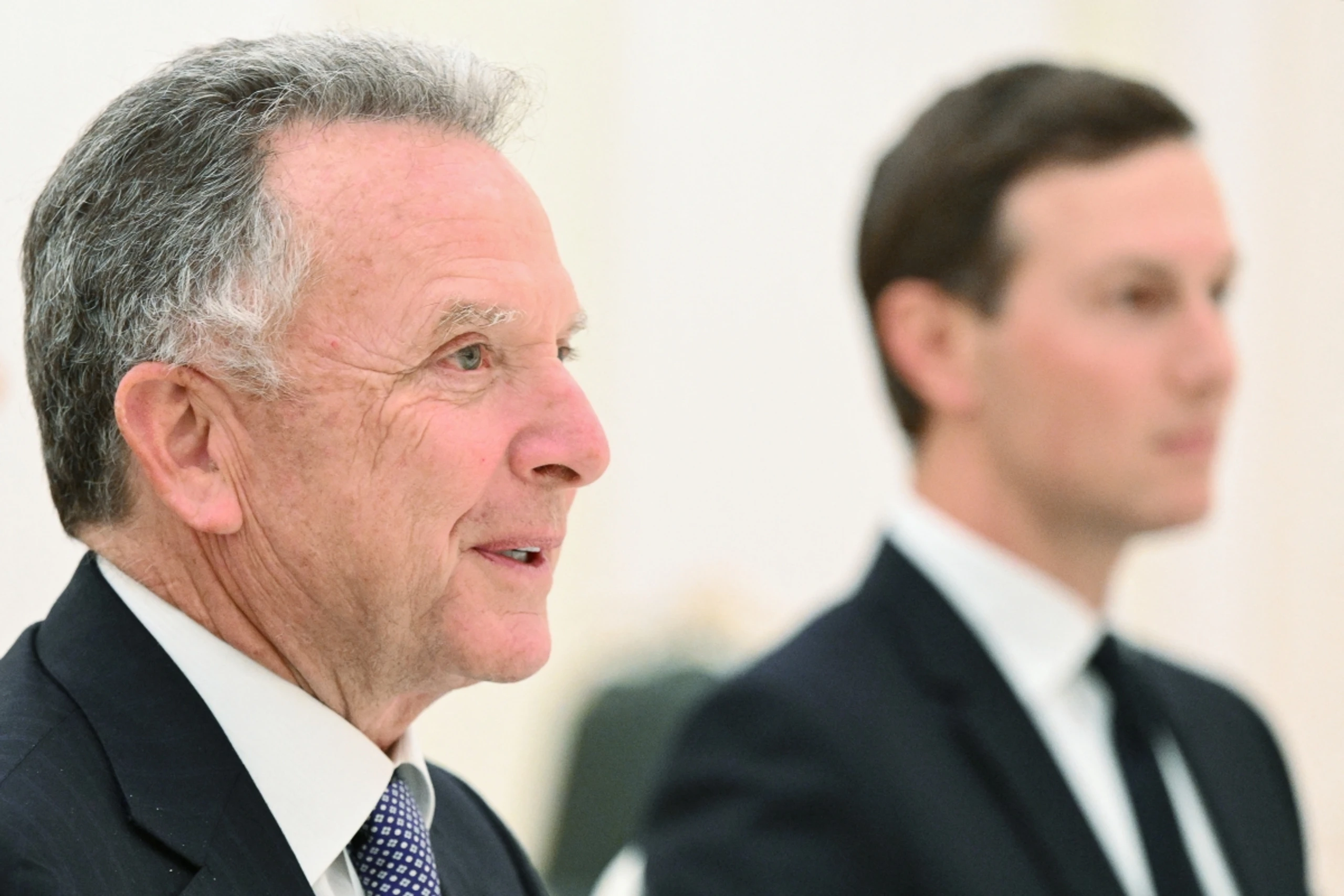 US-Sondergesandter Witkoff (links) und Jared Kushner verhandeln