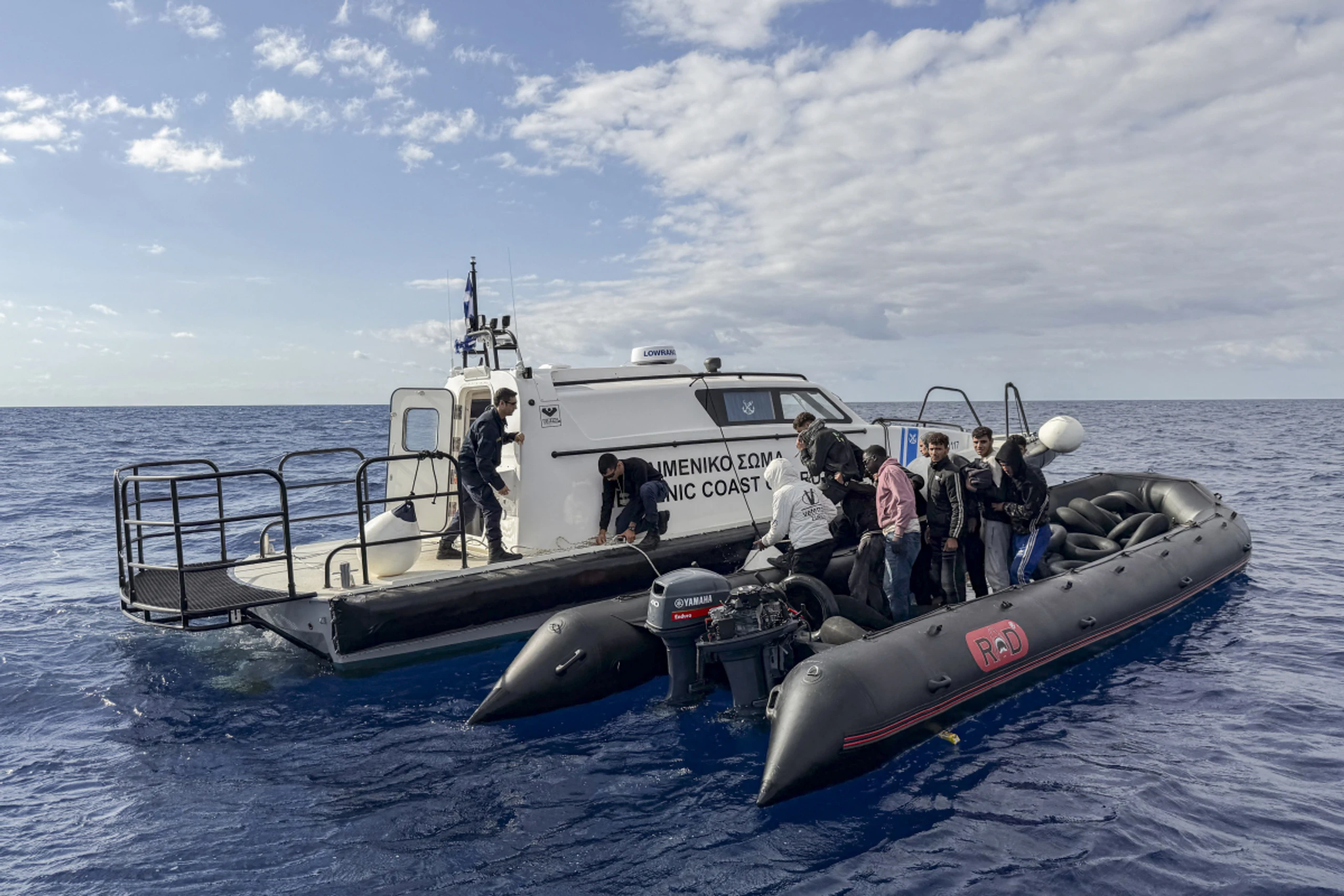 Griechische Küstenwache vor Kreta im Einsatz (Themenbild)