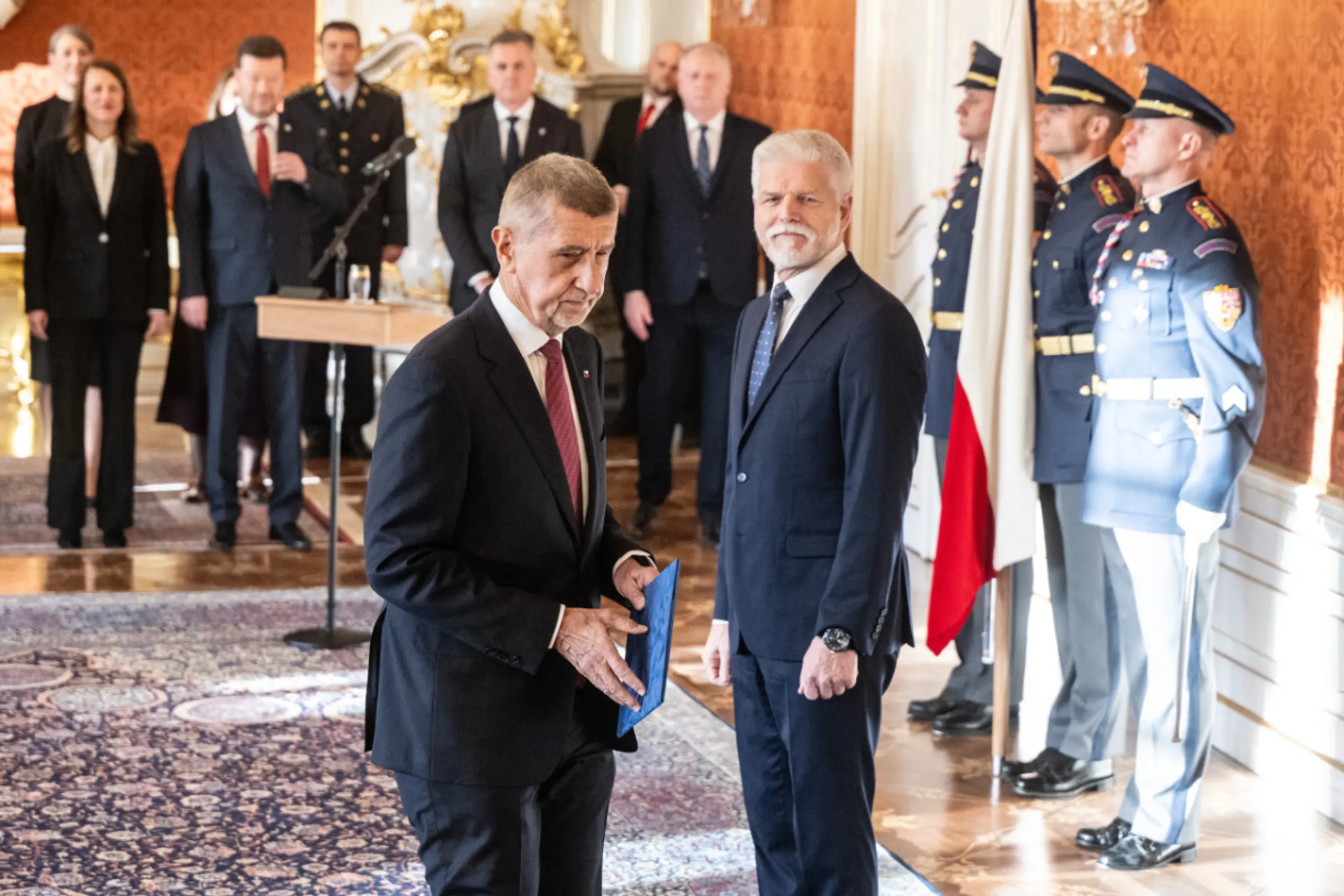 Babis ist von Präsident Pavel zum Ministerpräsidenten angelobt worden