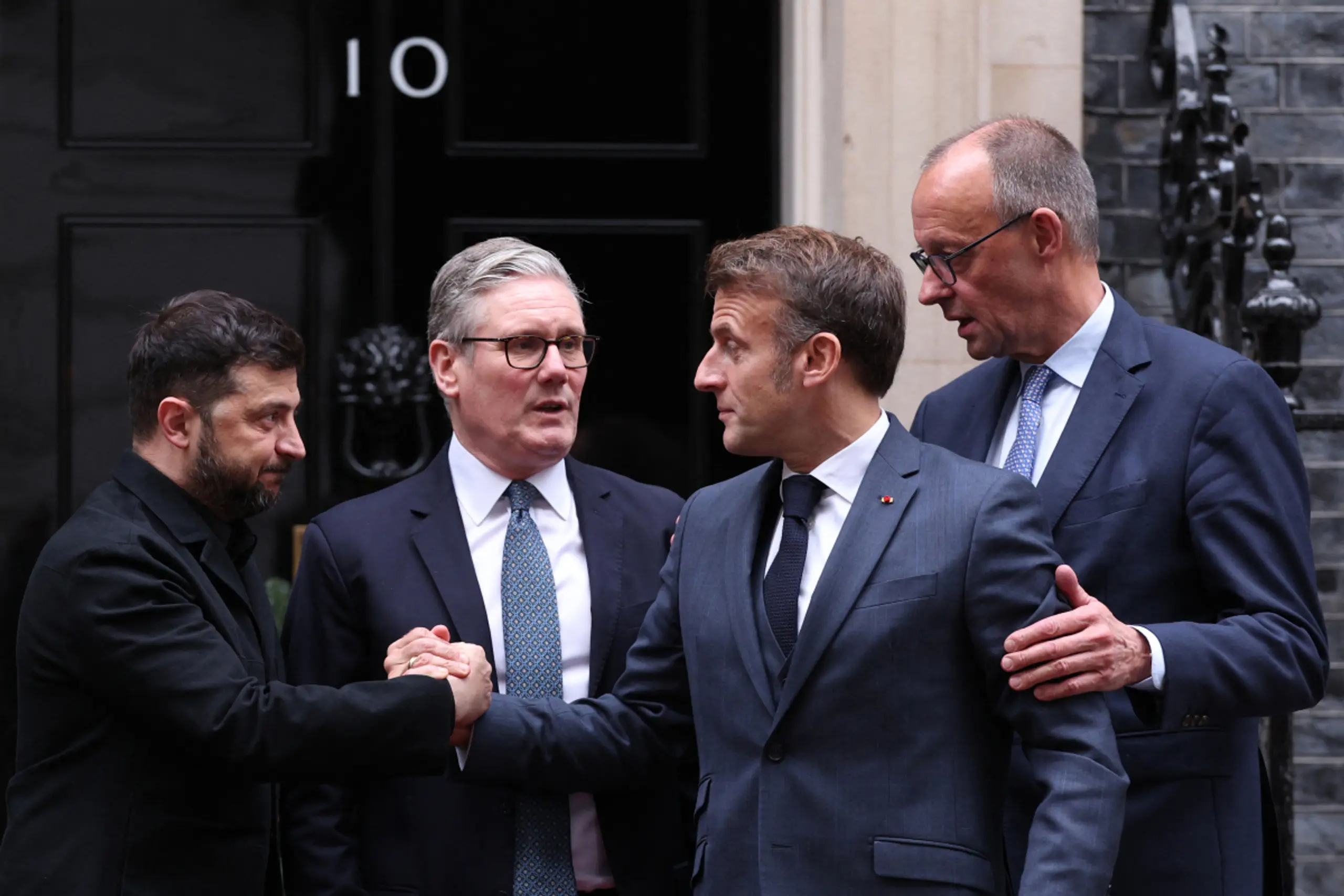 Treffen Selenskyj, Starmer, Macron und Merz in London