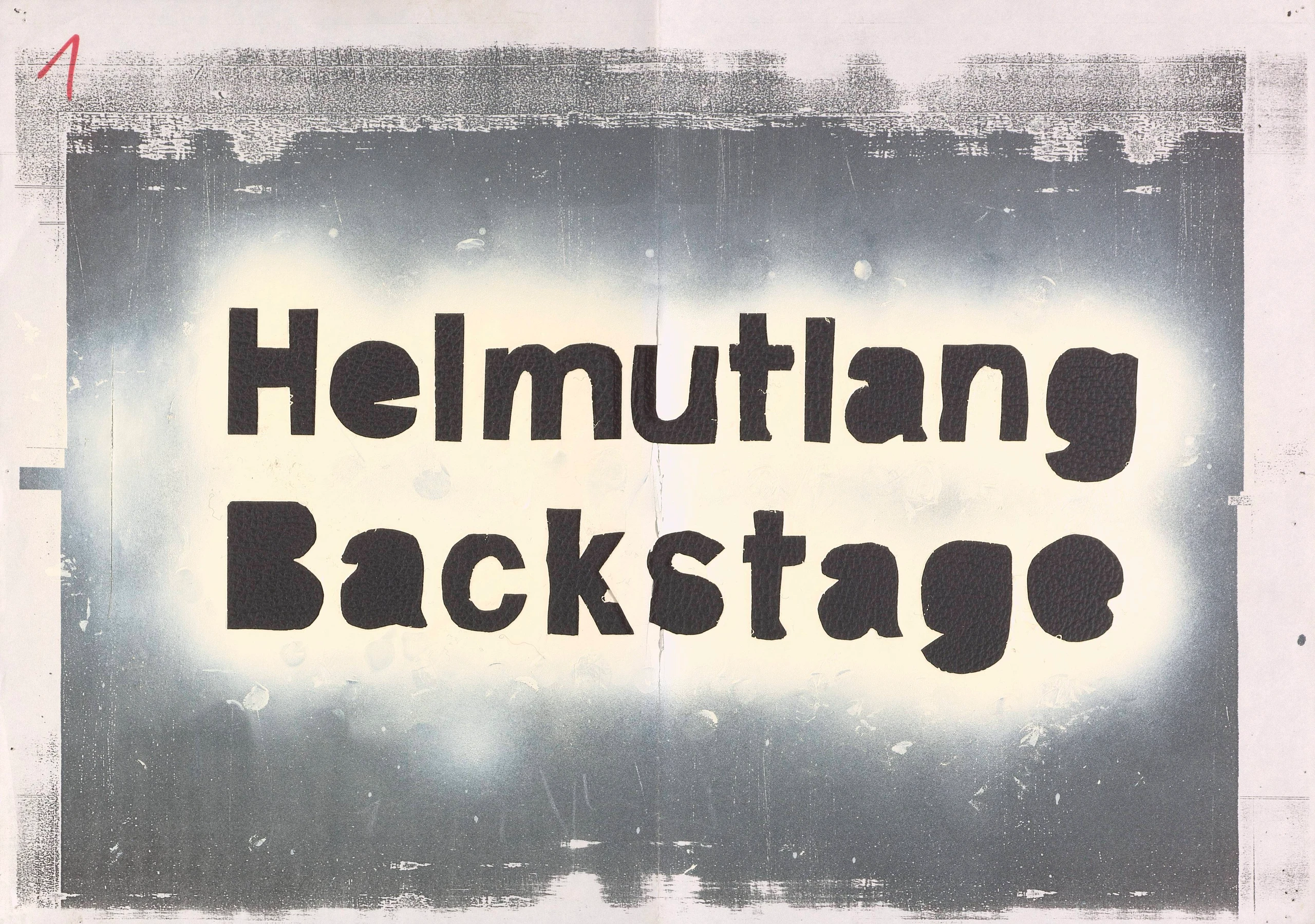 Helmut-Lang-Ausstellung „Séance de Travail“