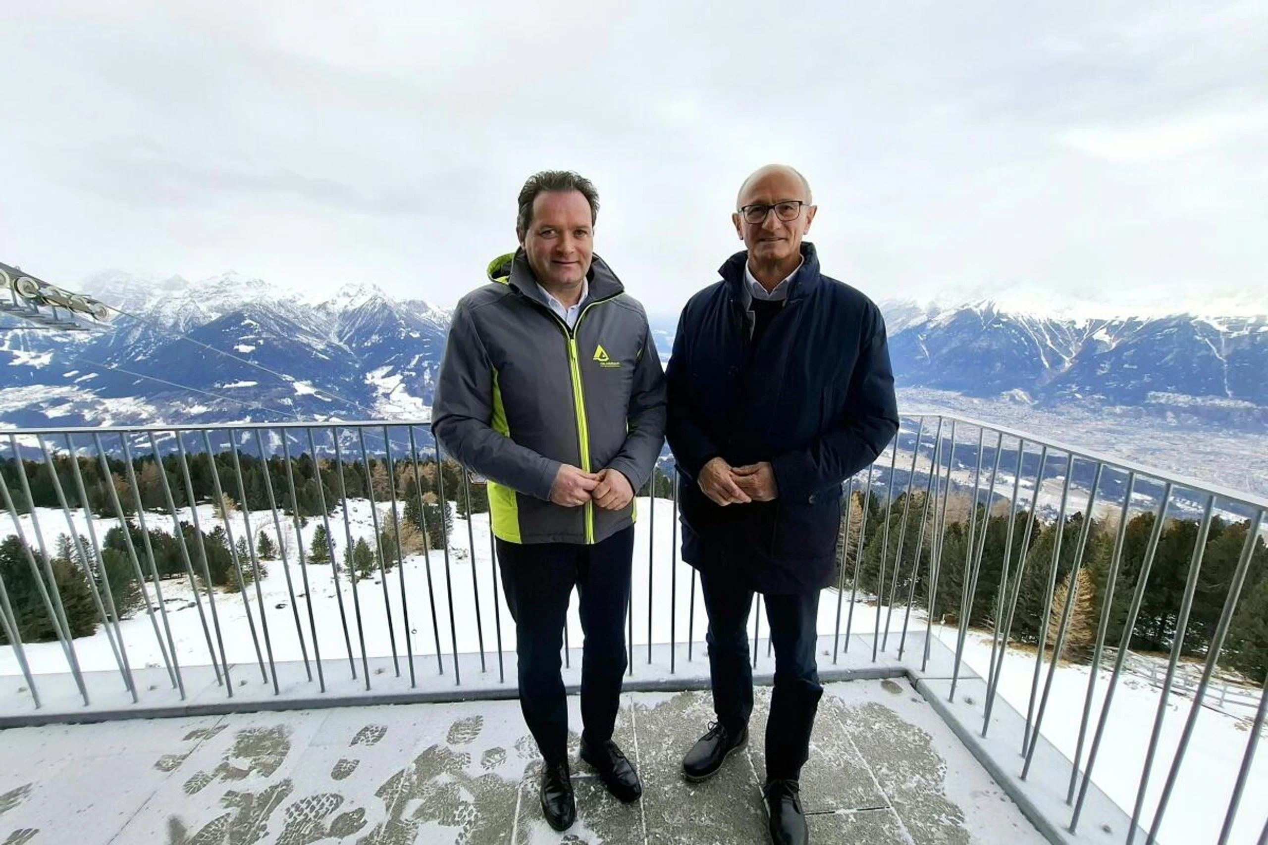 Minister Totschnig und LH Mattle stellten das Naturgefahren-Sytsem vor