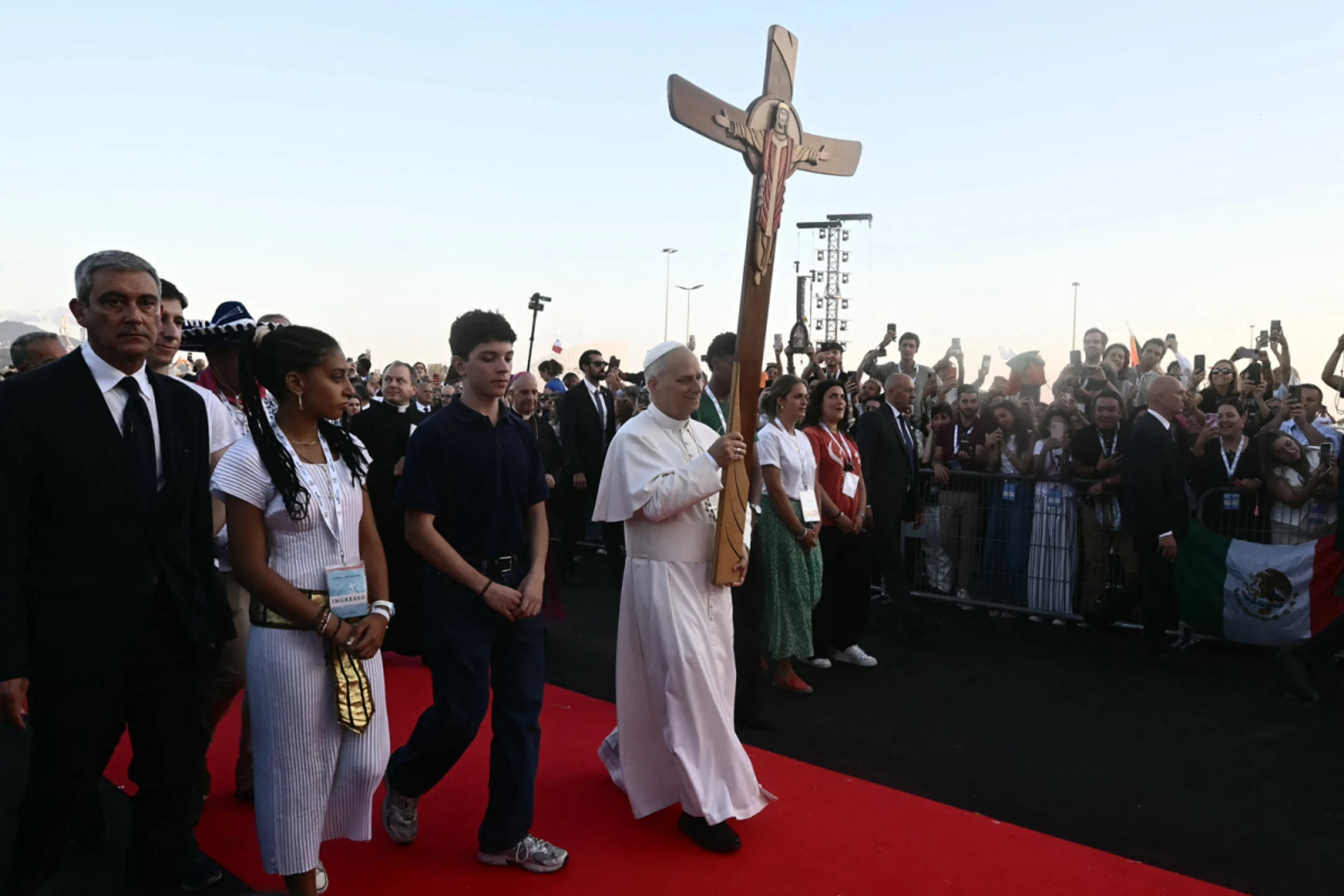 Papst Leo rund um Ostern 2025 - dem Heiligen Jahr - in Rom