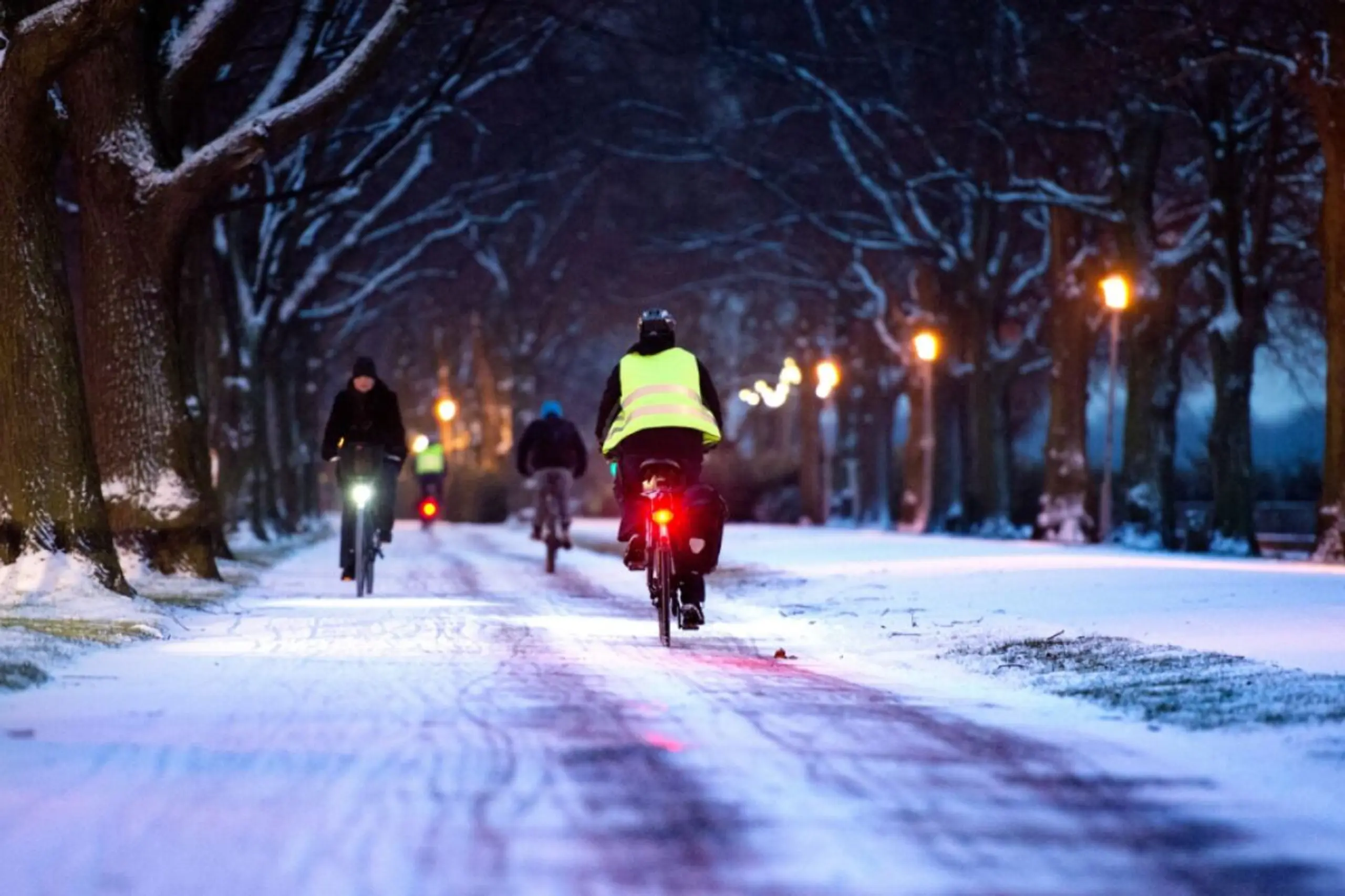 ++ ARCHIVBILD ++ Für Fahrräder gibt es auch Winterreifen