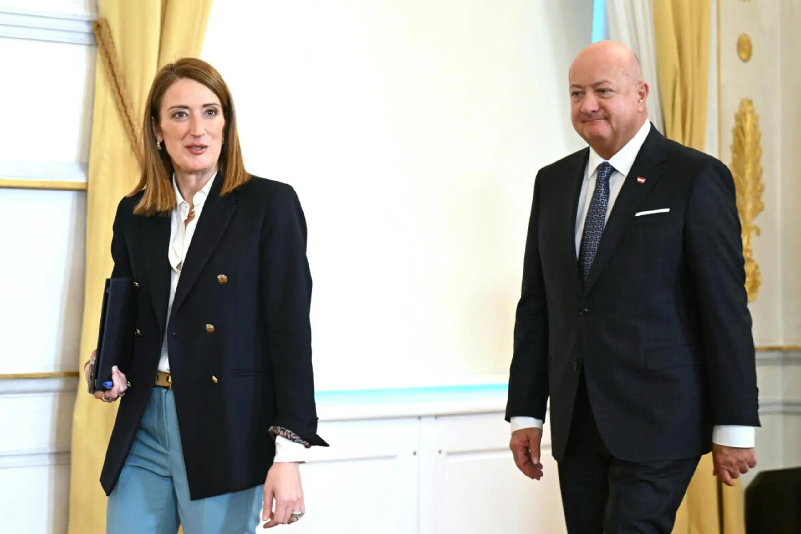 Sorge wegen Trumps Ansprüchen auf Grönland: Metsola und Stocker