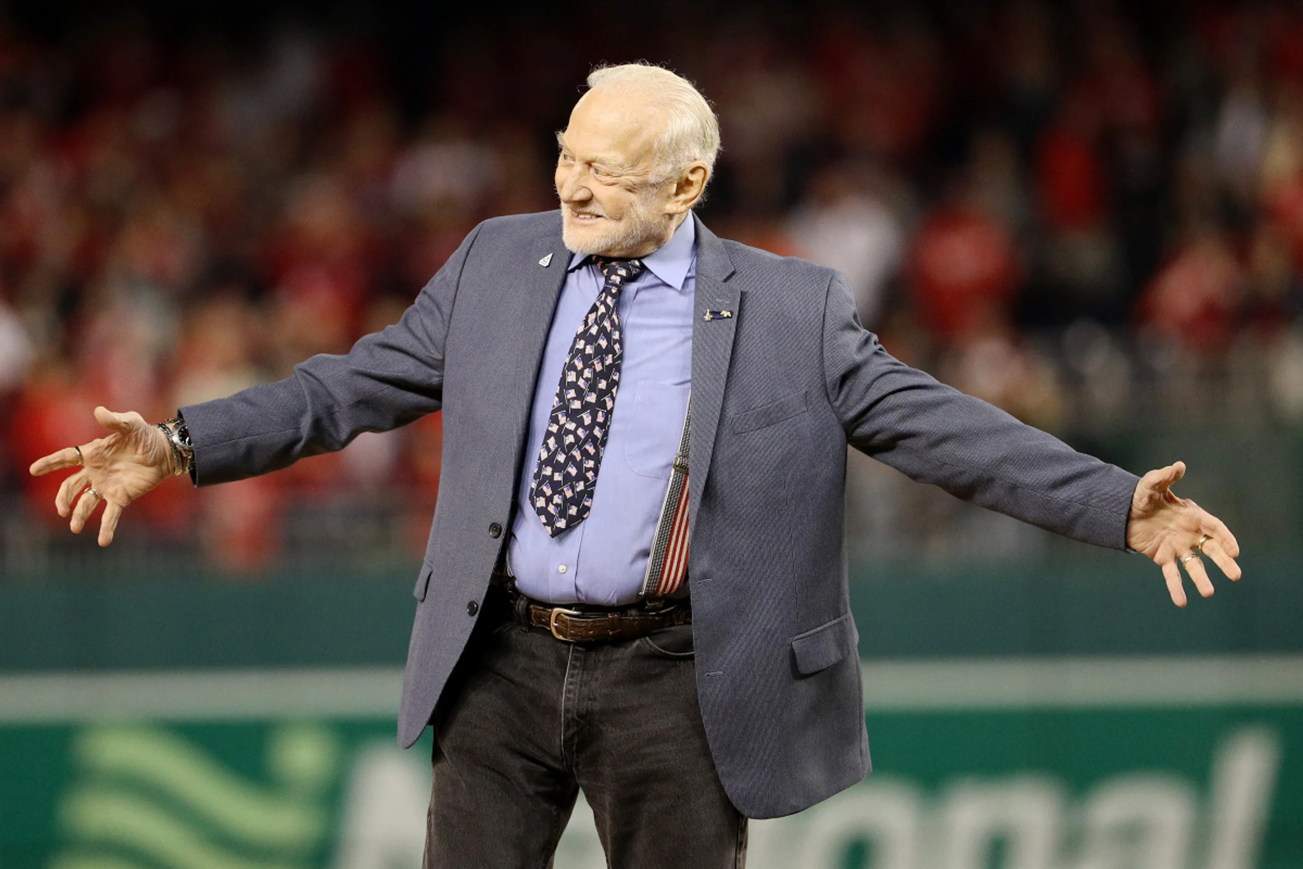 US-Raumfahrtlegende war der zweite Mensch am Mond