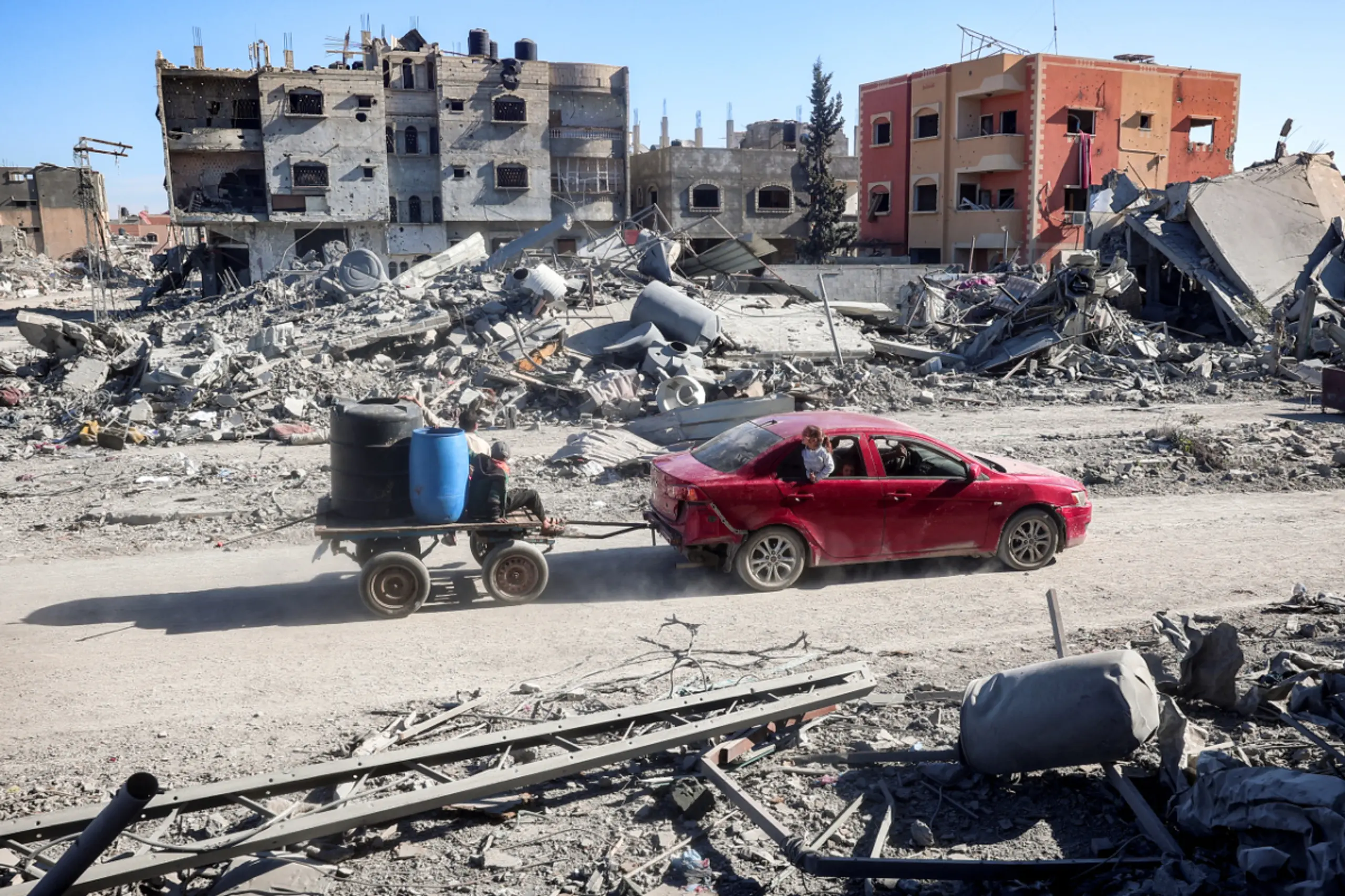 Rafah soll dem "Masterplan" zufolge als ersten wieder aufgebaut werden