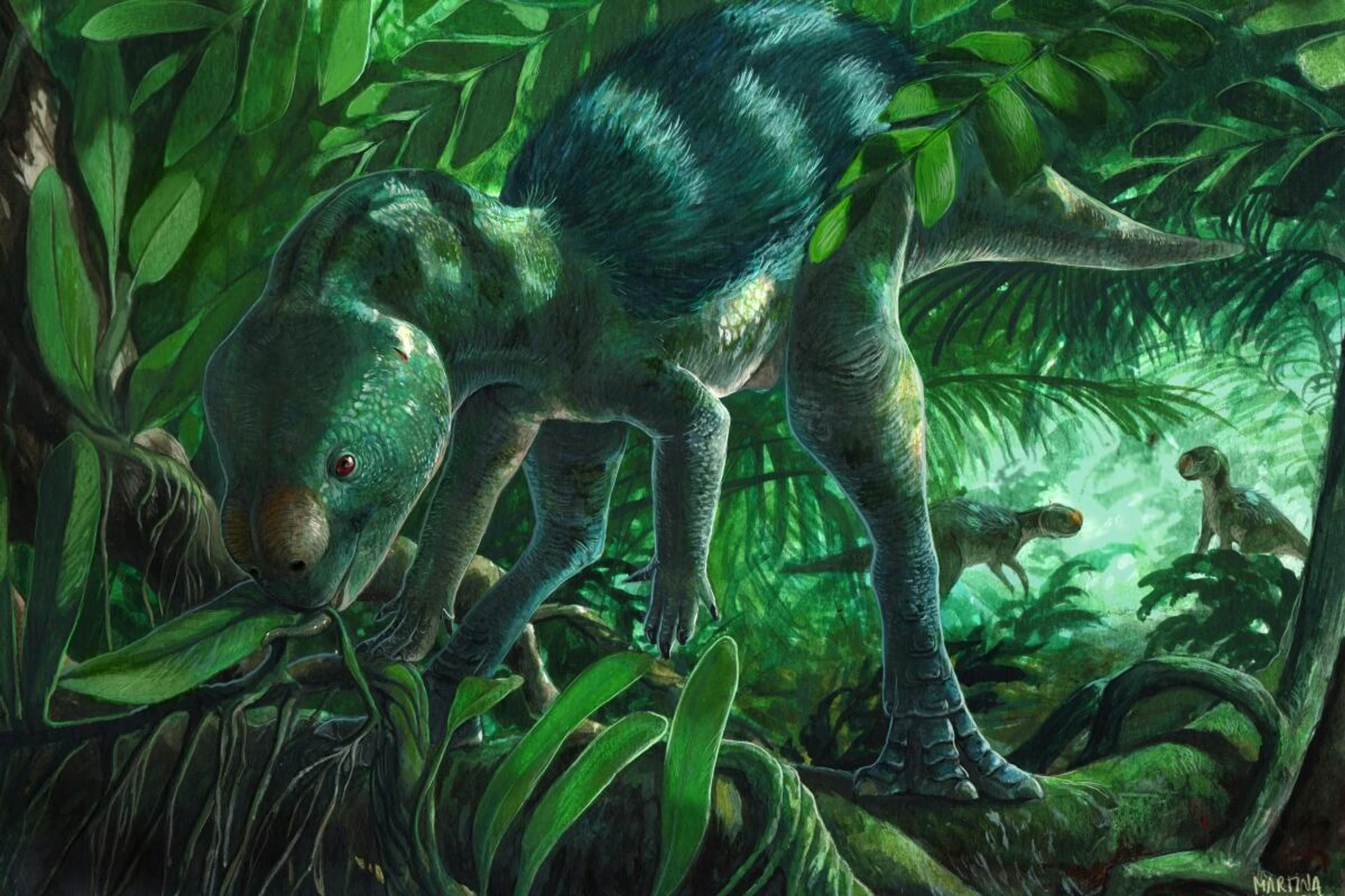 Künstlerische Darstellung des winzigen Foskeia pelendonum