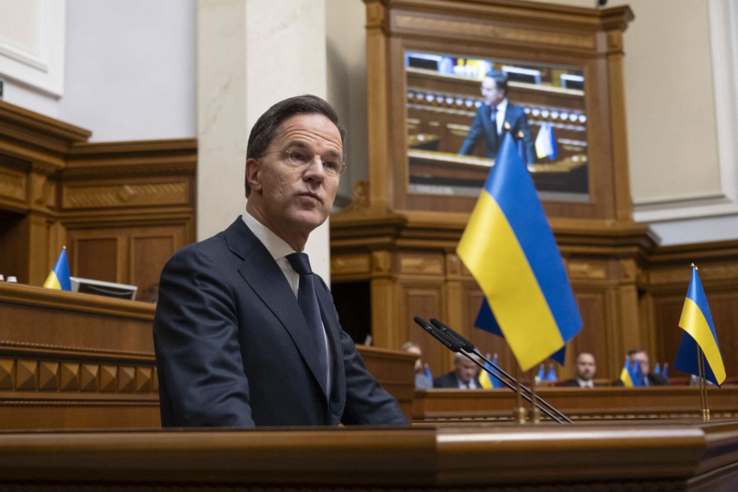 NATO-Generalsekretär Rutte in Kiew