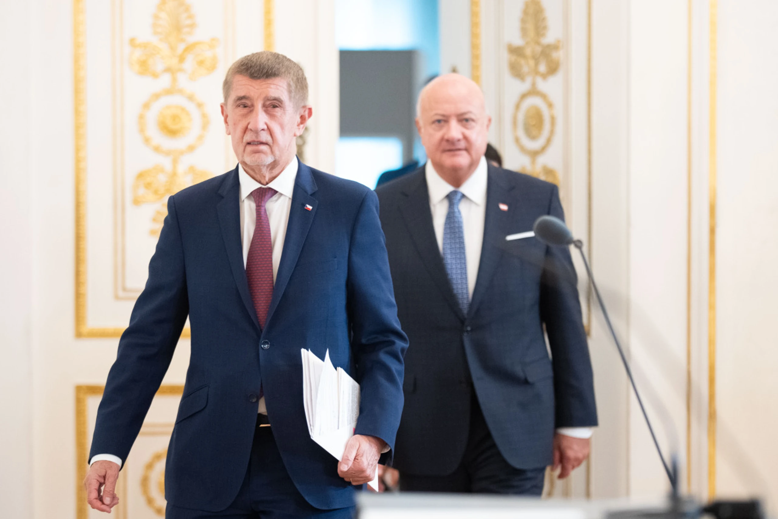 Babis zu Besuch bei Bundeskanzler Stocker