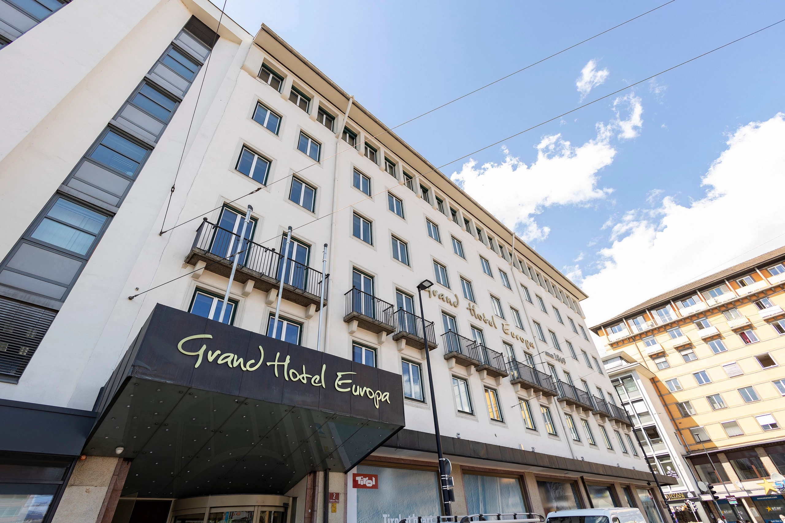 Außenansicht des „Hotels Europa“ in Innsbruck