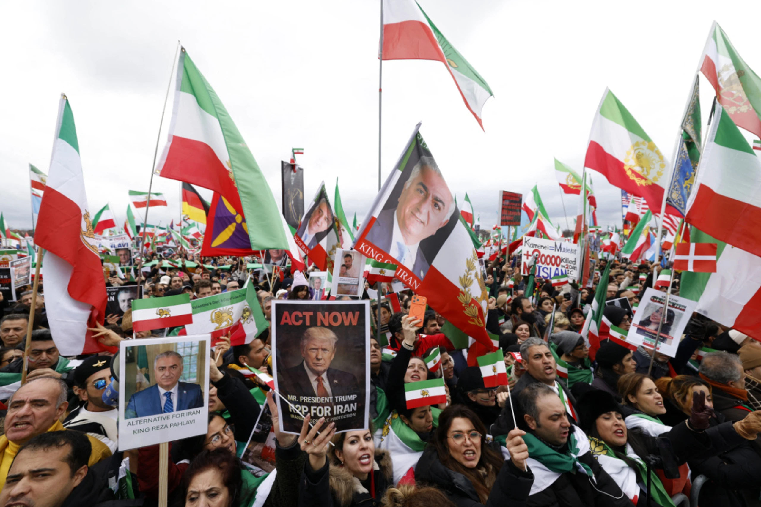 Demonstration gegen iranisches Regime in München