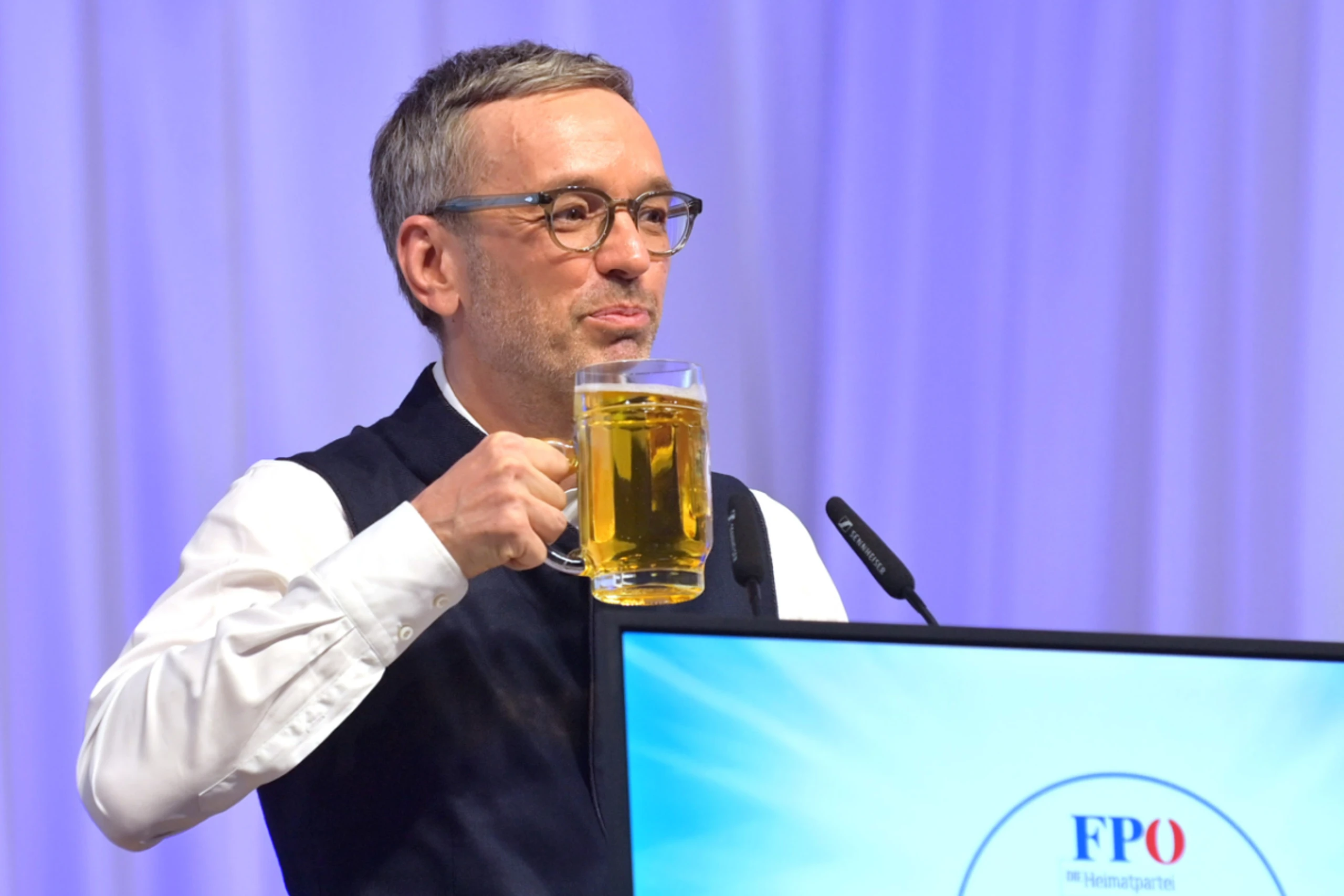 Herbert Kickl spricht in Ried