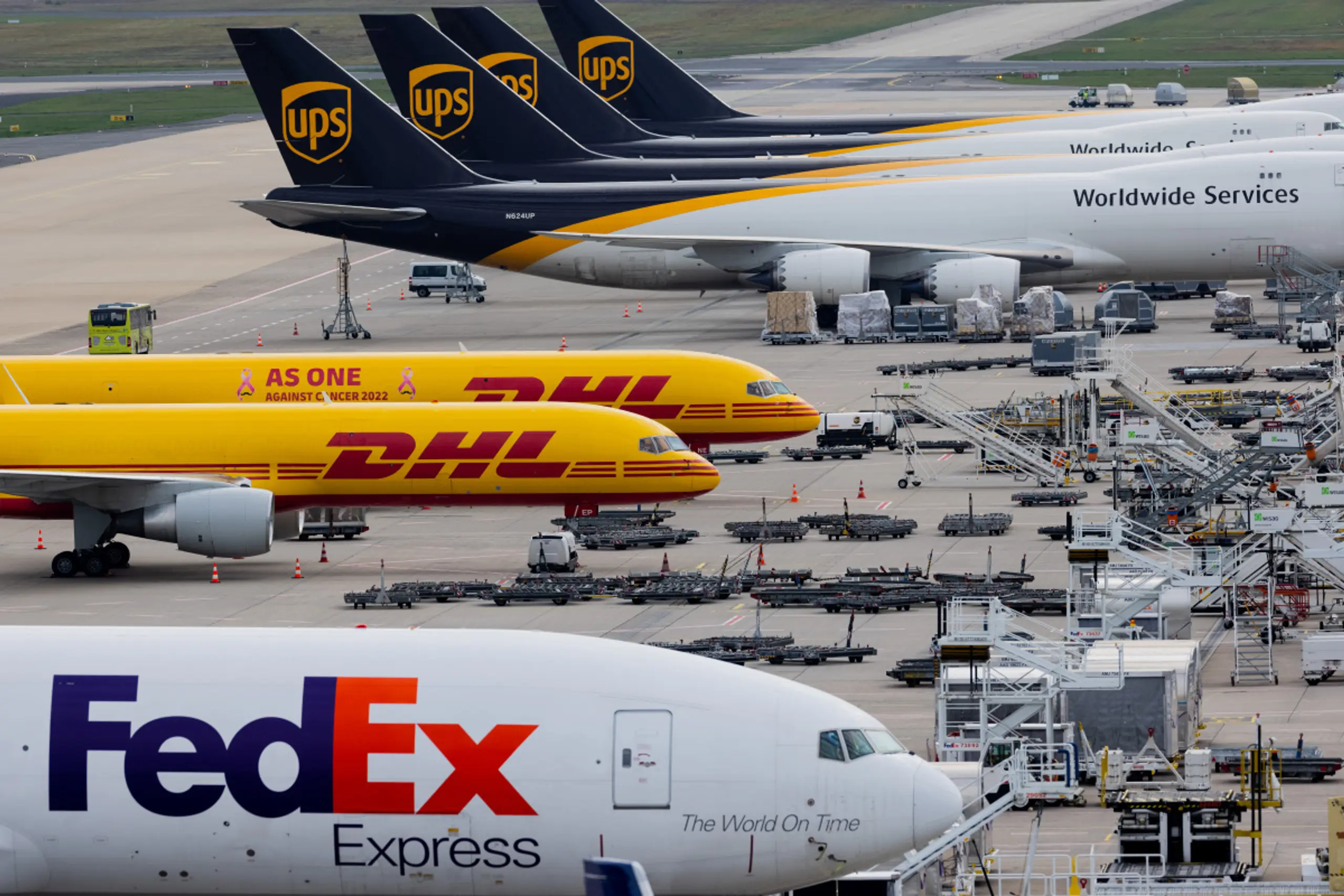 Bei den Frachtflügen gab es 2025 einen deutlichen Rückgang