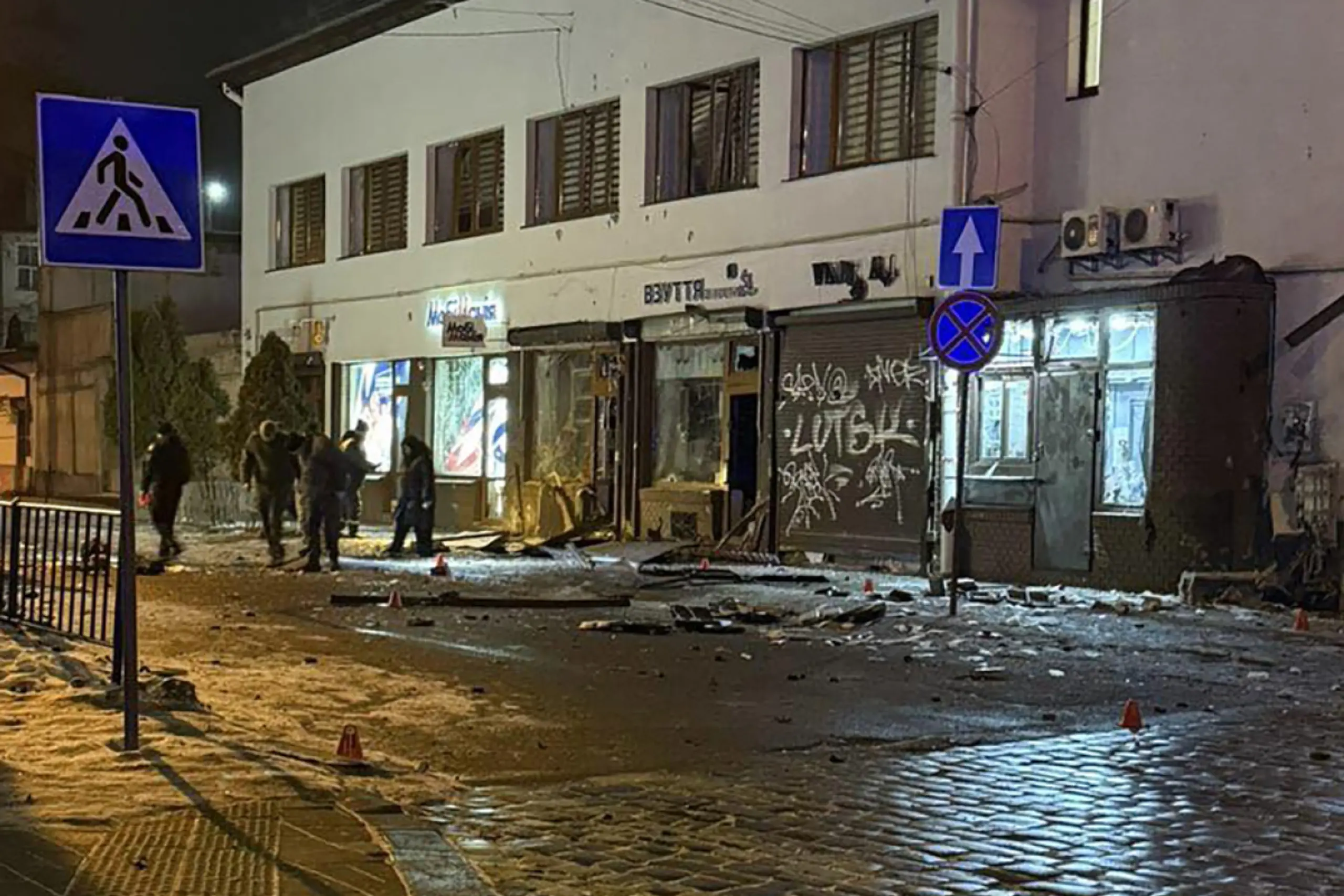 Bürgermeister Andrij Sadowyj spricht von "Terroranschlag"