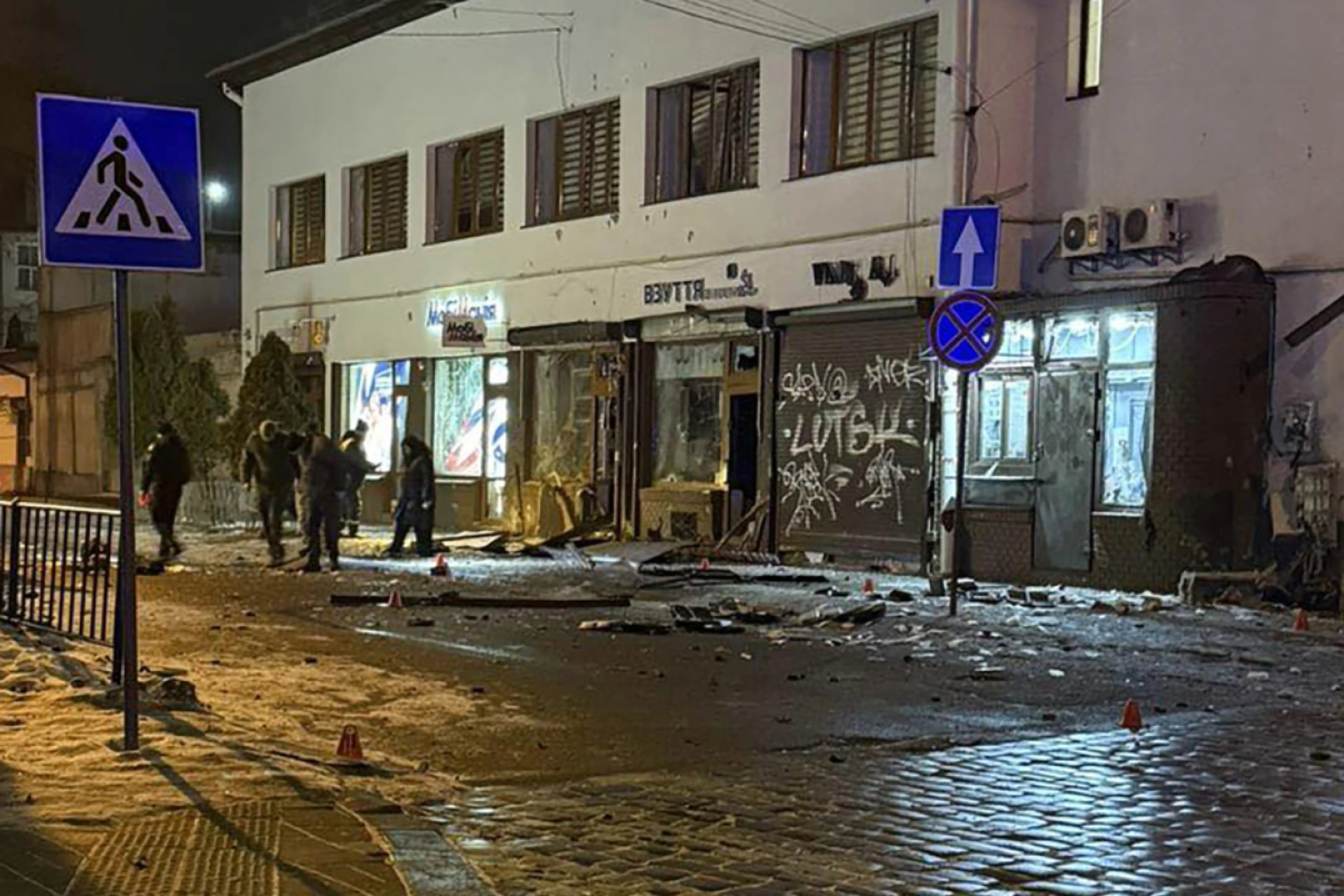 Bürgermeister Andrij Sadowyj spricht von "Terroranschlag"