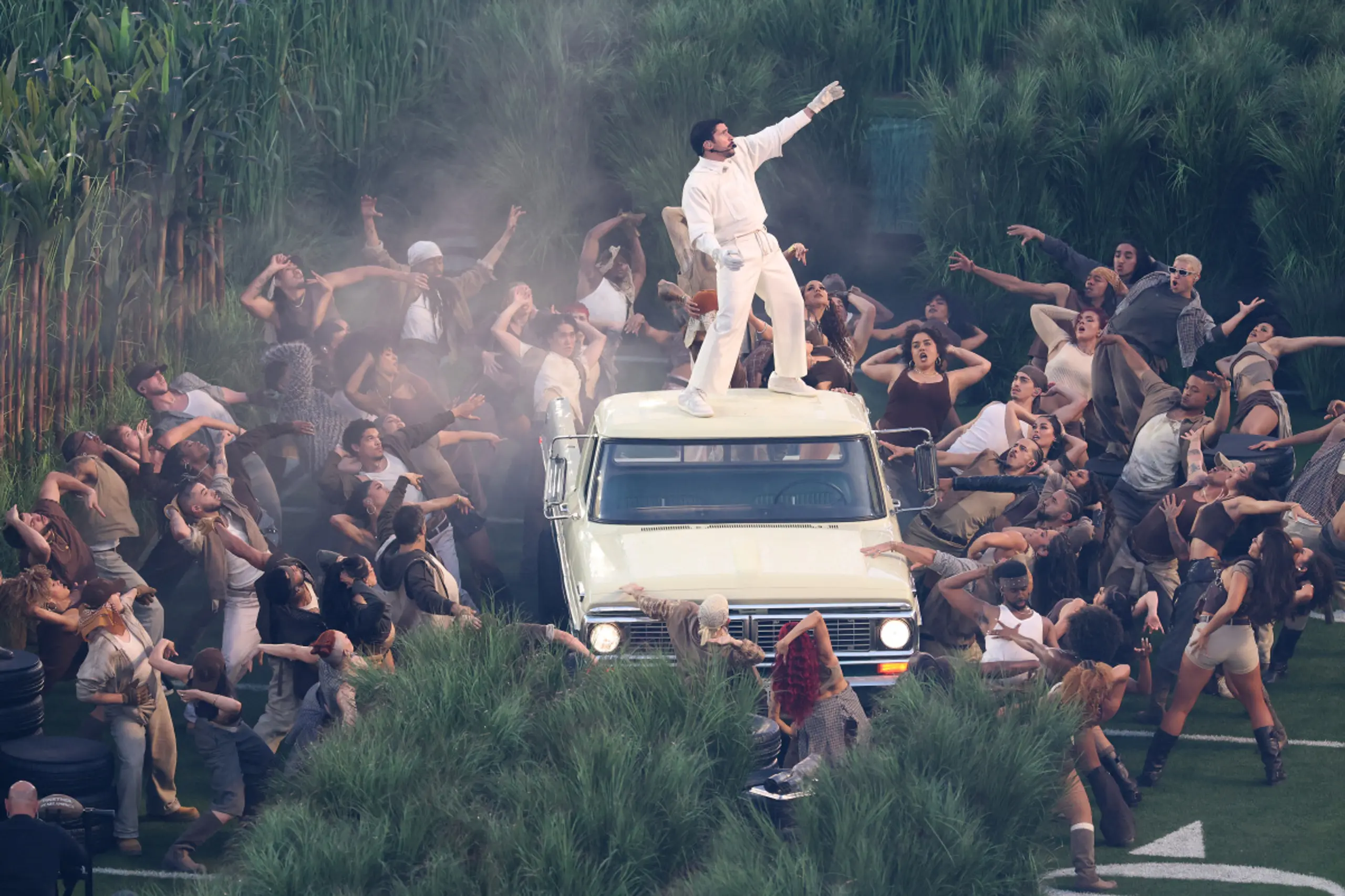 Bad Bunny setzte mit Super-Bowl-Halbzeitshow eine politische Botschaft