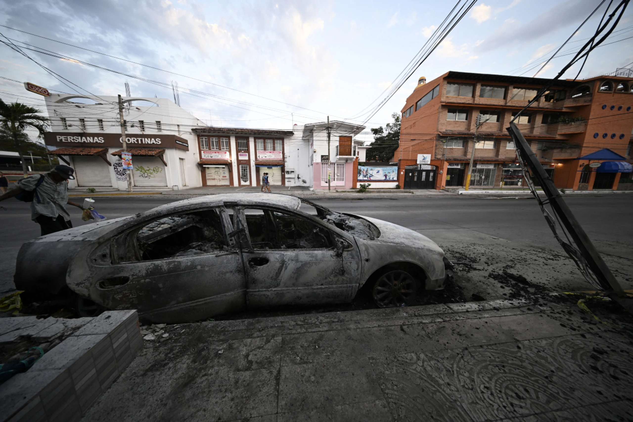 Die Aufräumarbeiten nach den Unruhen in Jalisco werden noch dauern