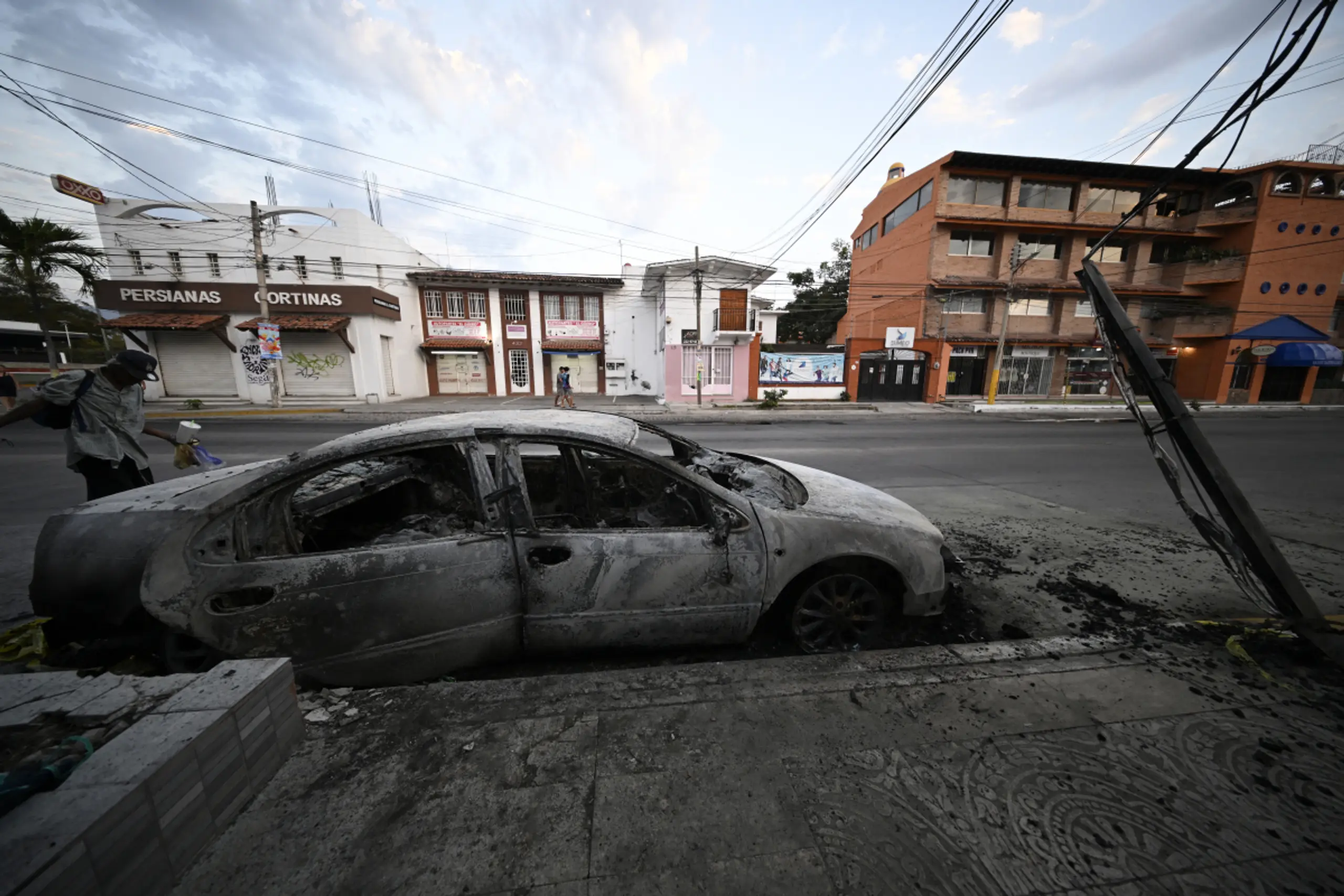 Die Aufräumarbeiten nach den Unruhen in Jalisco werden noch dauern