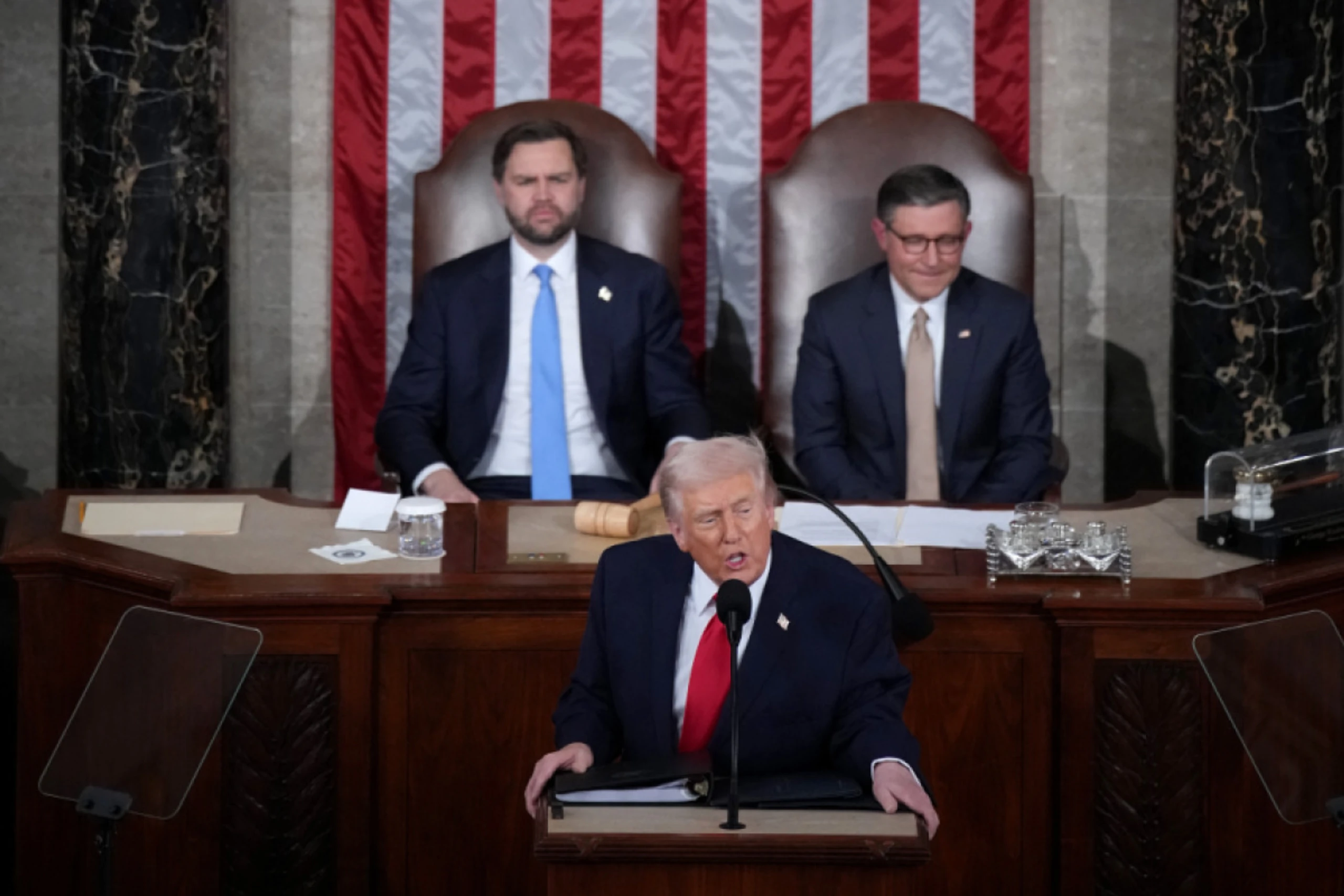 Trump begann Rede zur Lage der Nation