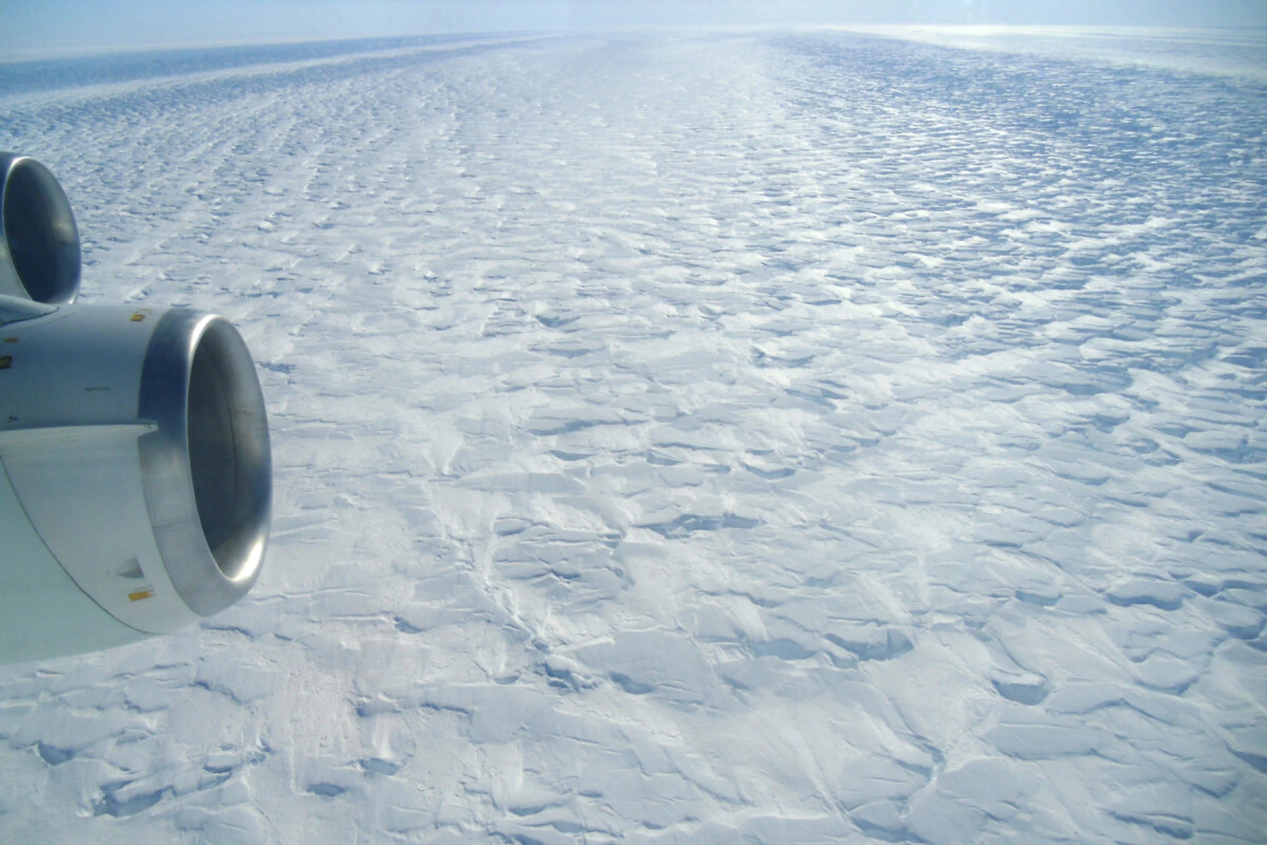 Eine Archivaufnahme eines Gletschers in der Antarktis