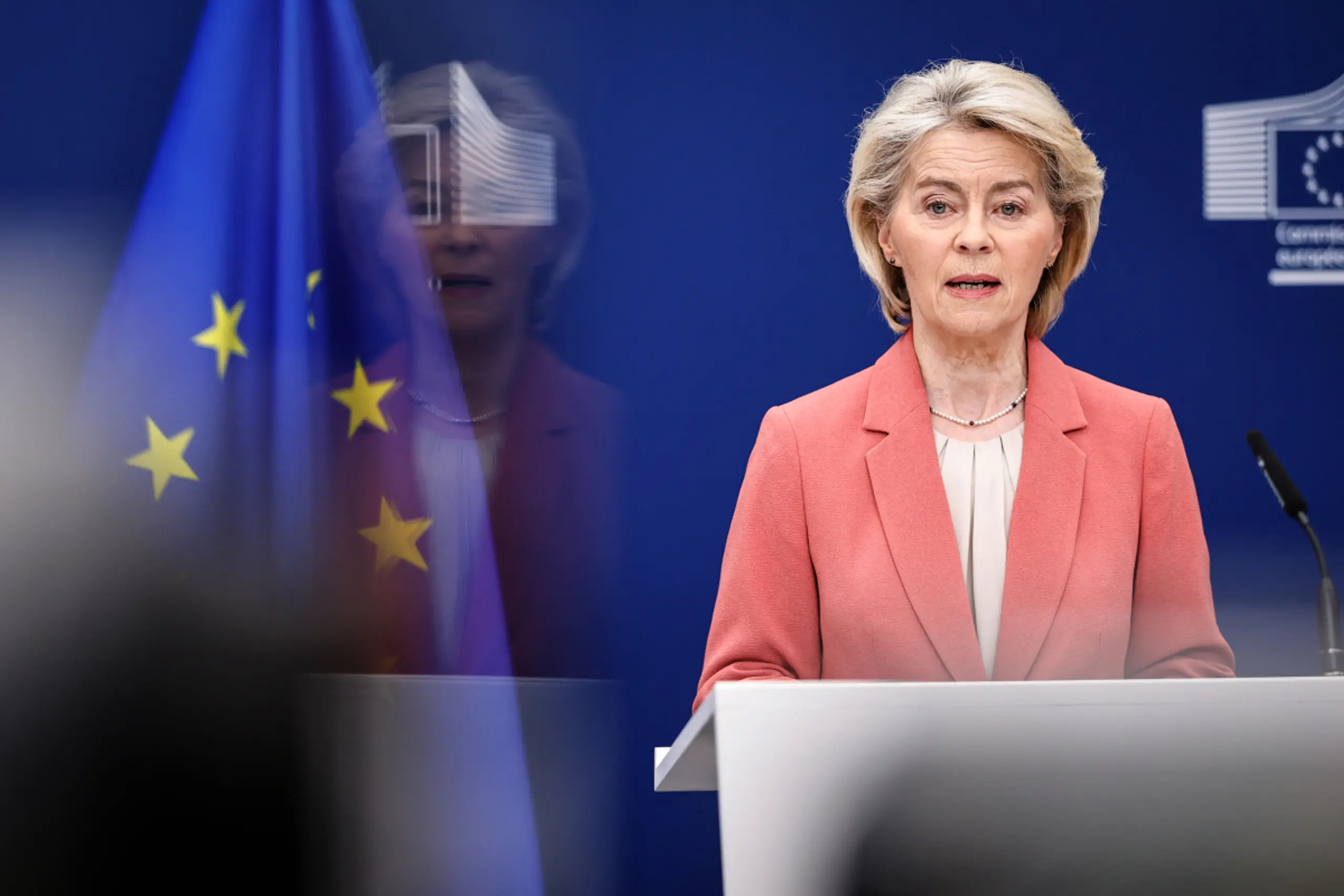 Ursula von der Leyen rief zur Zurückhaltung auf