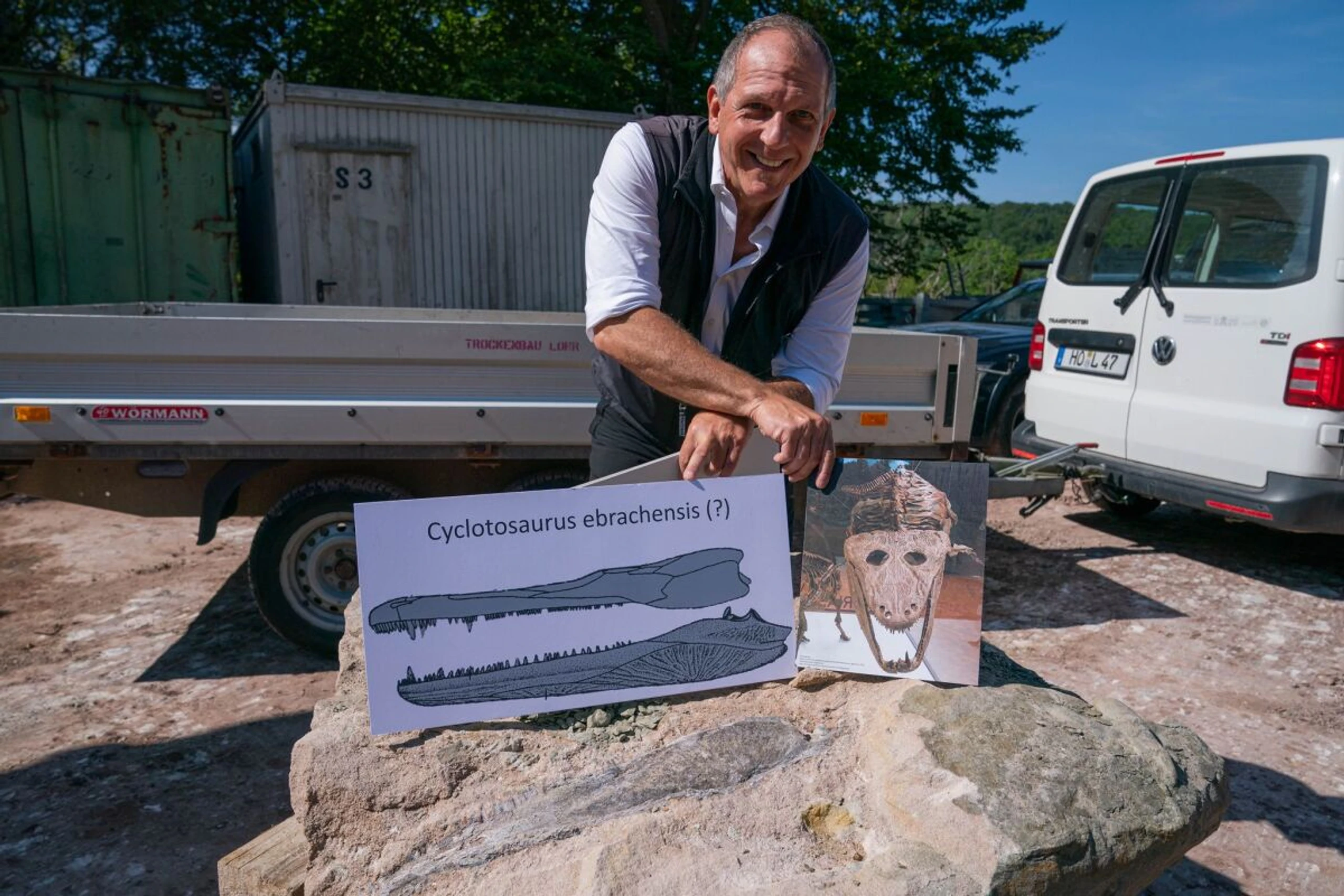 ++ ARCHIVBILD ++ Unterkiefer eines 230 Millionen Jahren alten Sauriers entdeckt