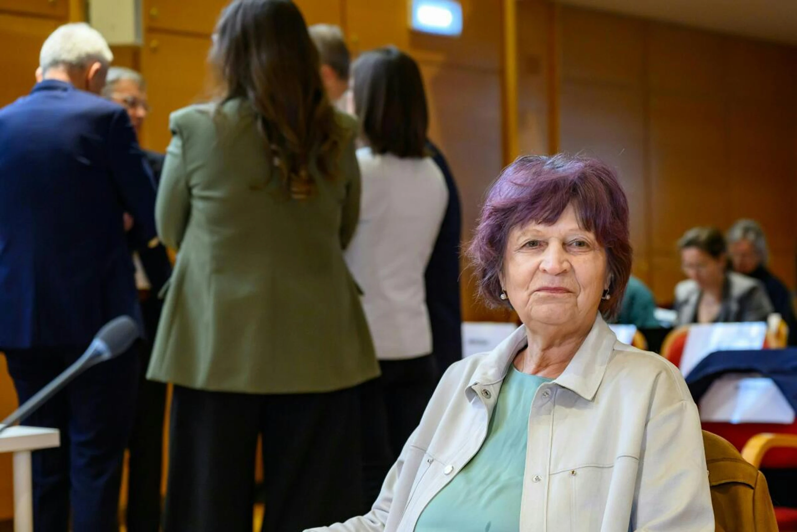 Christa Scharf sagte als Zeugin aus