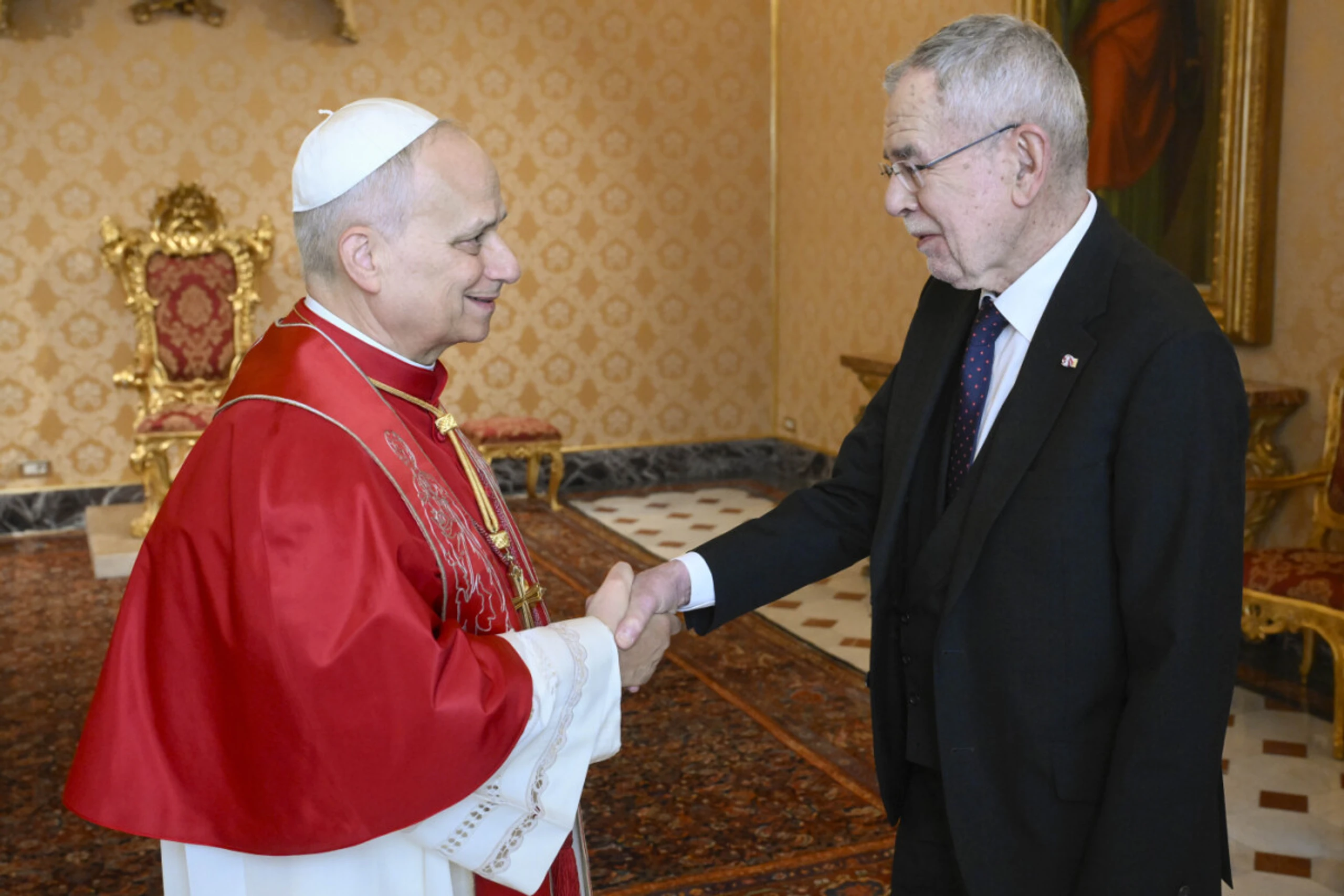 Papst Leo XIV. empfing Bundespräsident Van der Bellen
