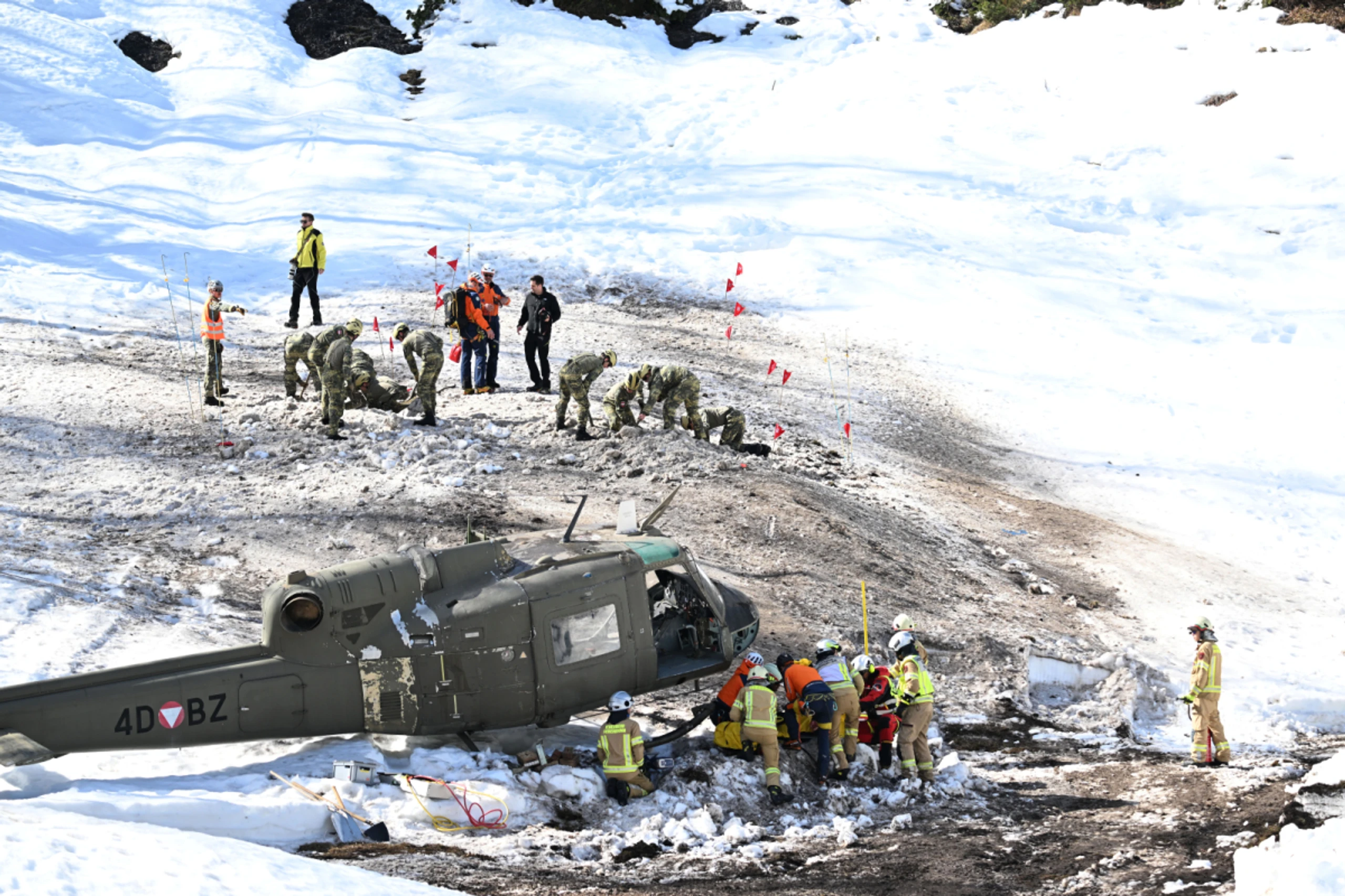 Große Katastrophenschutzübung in Hochfilzen absolviert