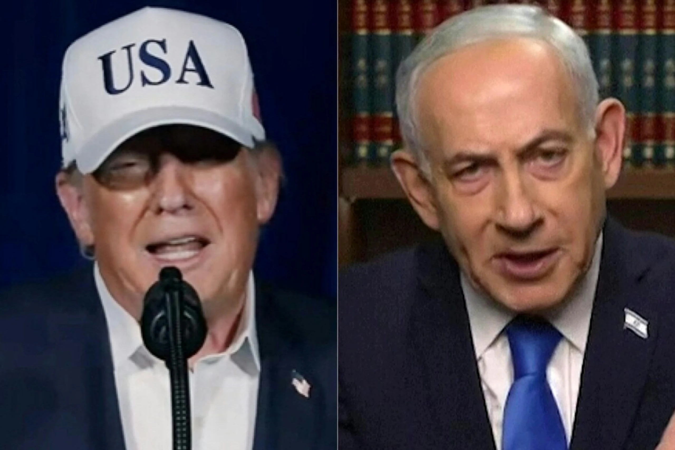 US Präsident Trump und Israels Präsident Netanyahu