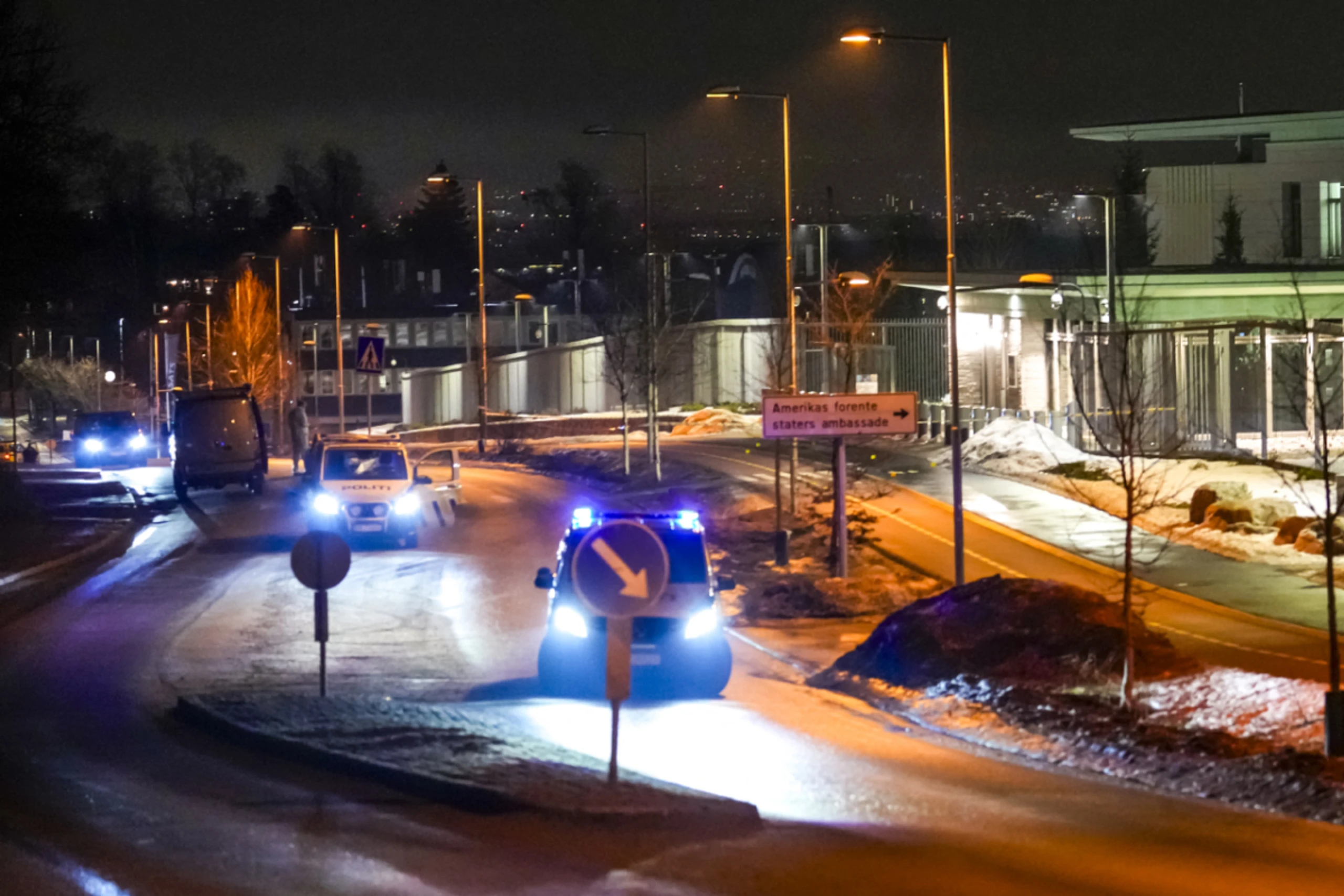 An der Botschaft entstand Sachschaden