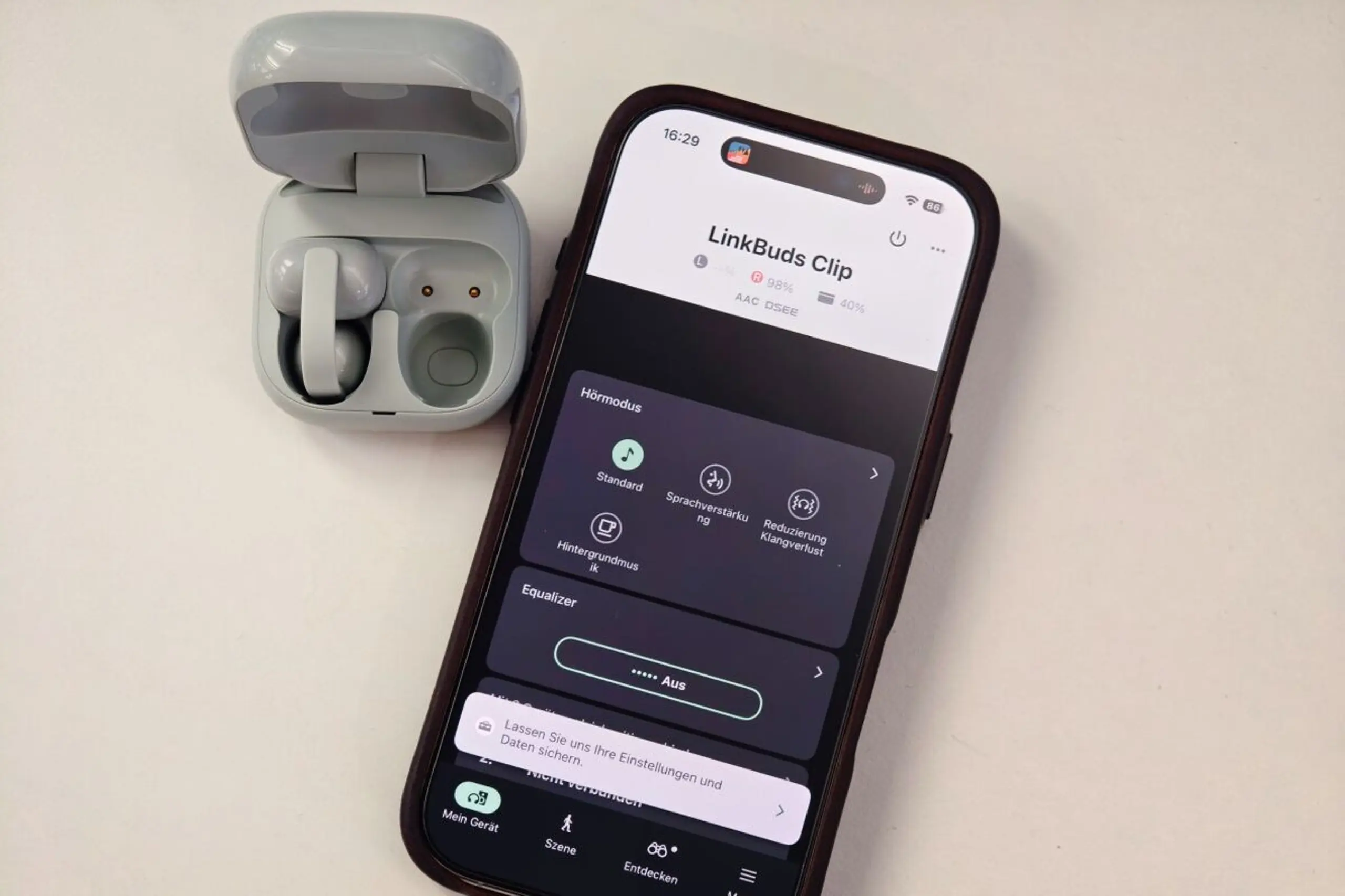 Über die App Sound Connect lassen sich etliche Einstellungen vornehmen
