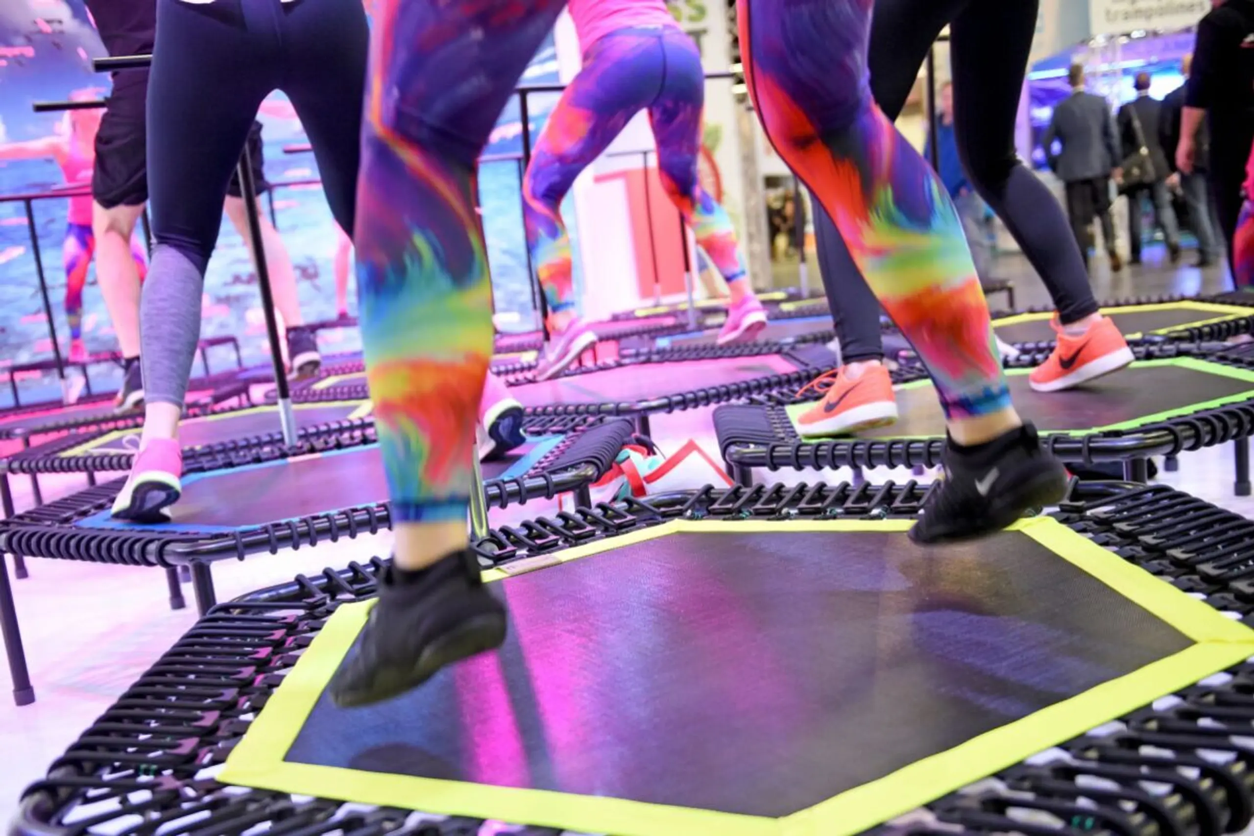 Mini-Trampoline trainieren Herz, Kreislauf und Muskeln