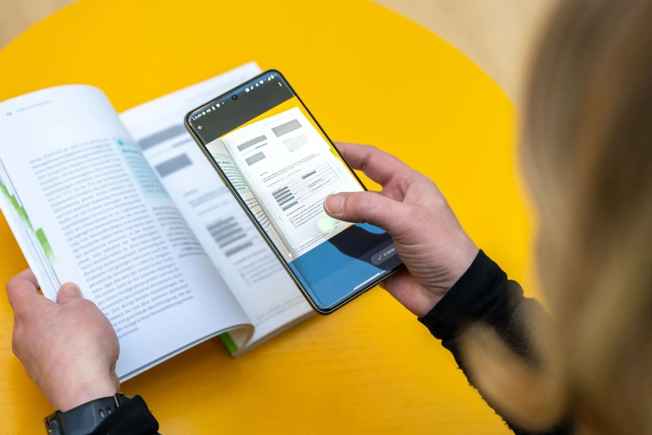 Fairscan übernimmt automatisch Zuschnitt und Bildoptimierung